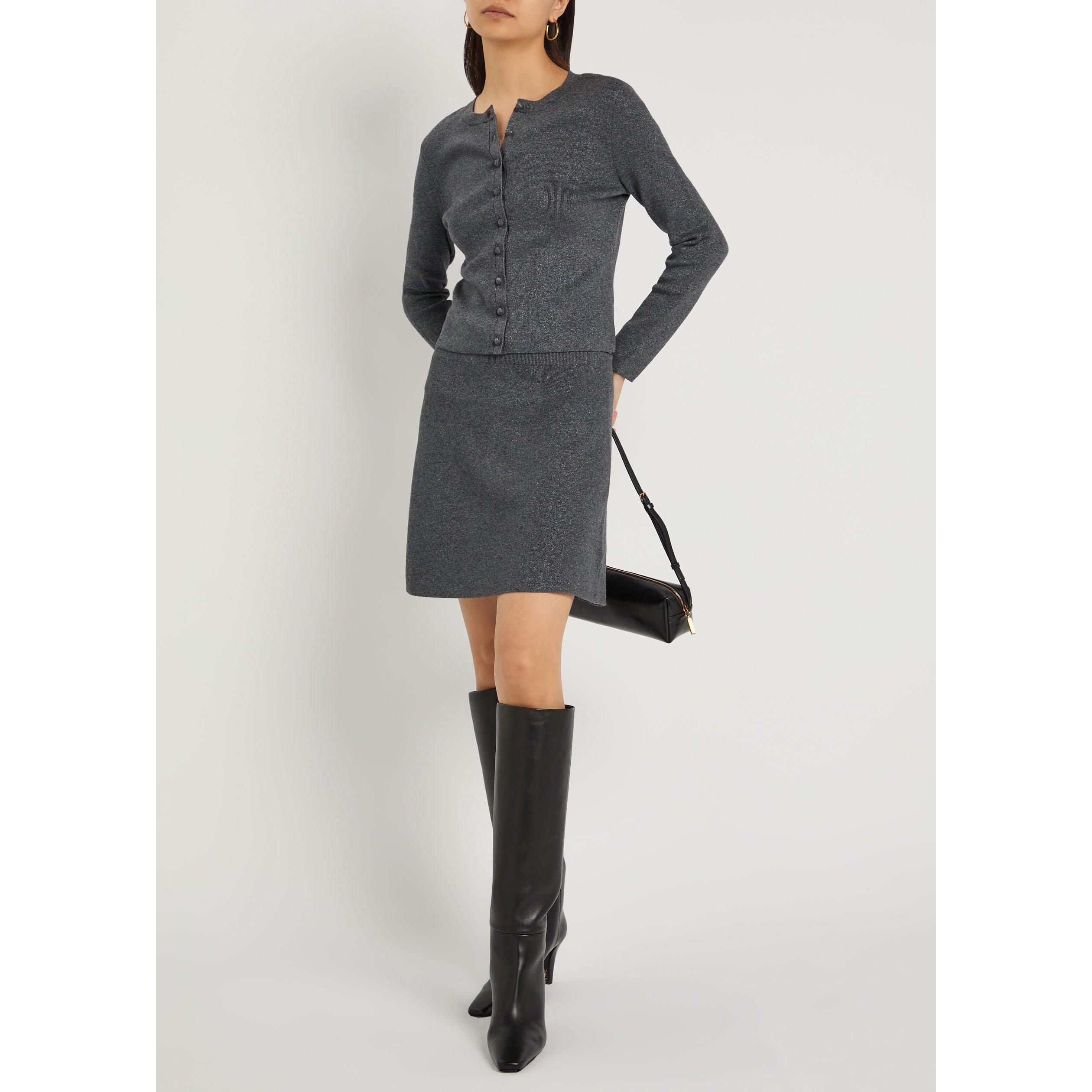 DARK GREY - Paige - SS POMME MINI SKIRT DARK GREY - 5