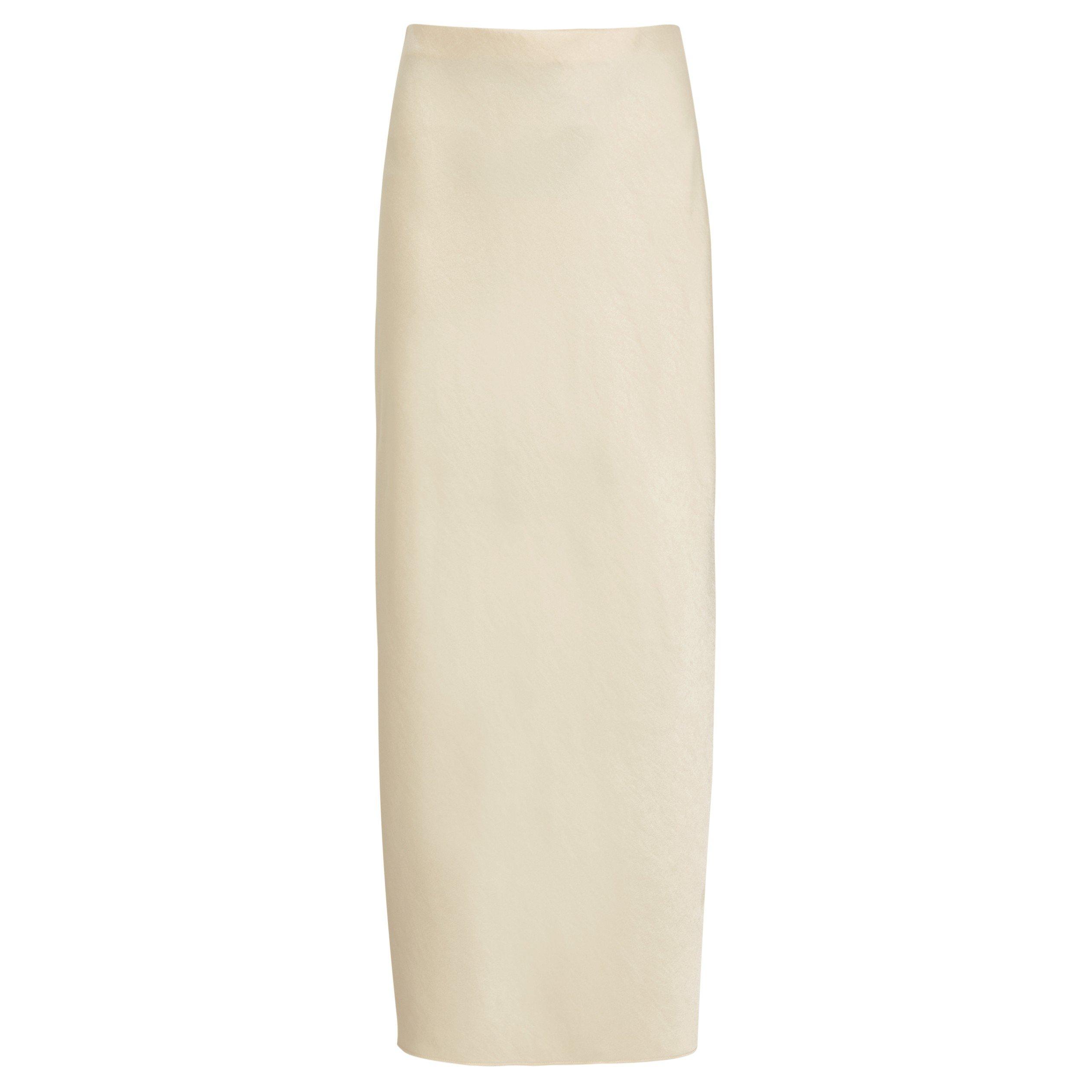 CREAM - Vince - LS FLUID SATIN BIAS COLUMN SKI - 1