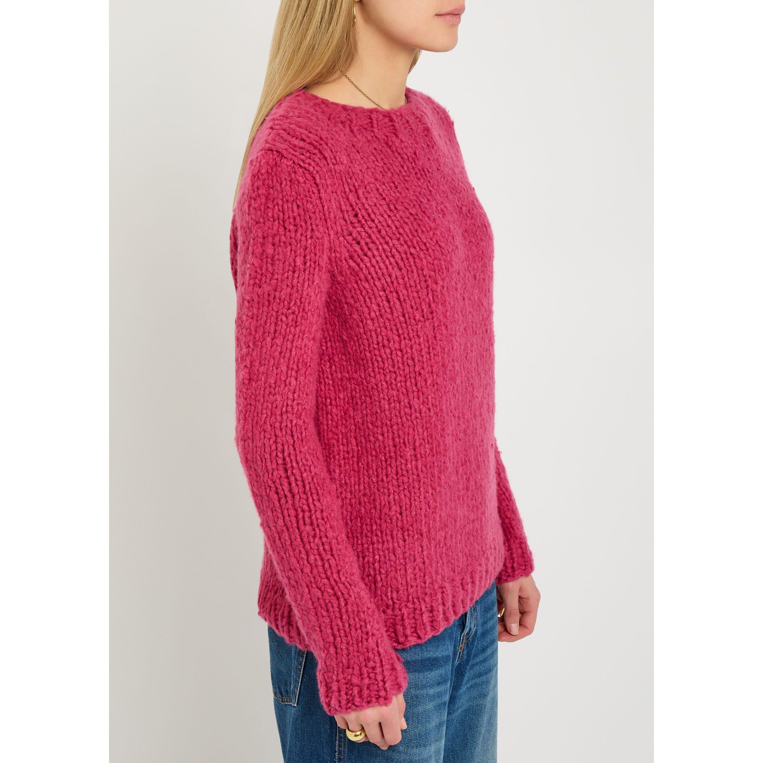 PINK - Gabriela Hearst - Women's Lawrence Cashmere Chunky-Knit Crew-Neck Jumper - 2