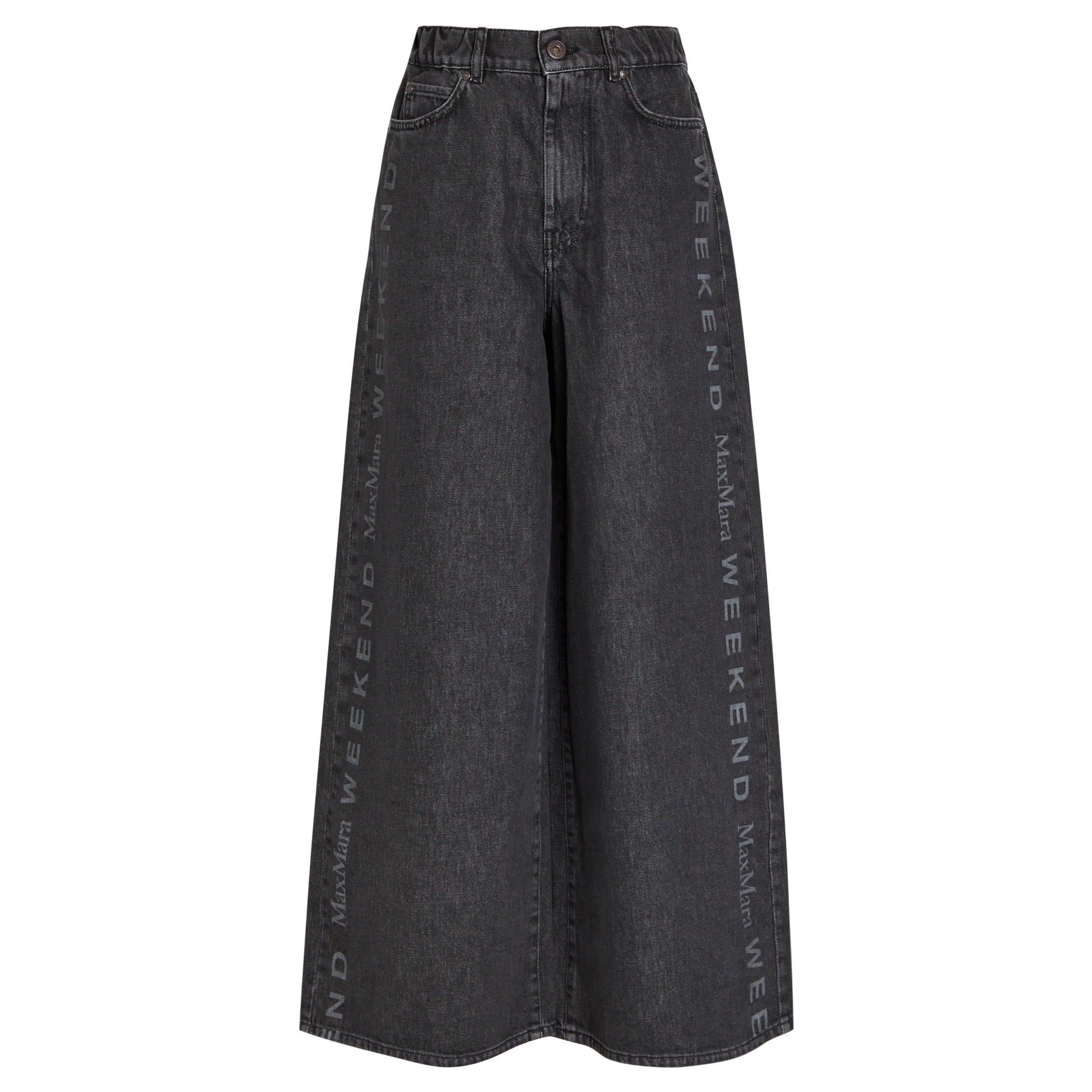 BLACK - Weekend Max Mara - J WKDVORTICE WIDE LEG JEANS