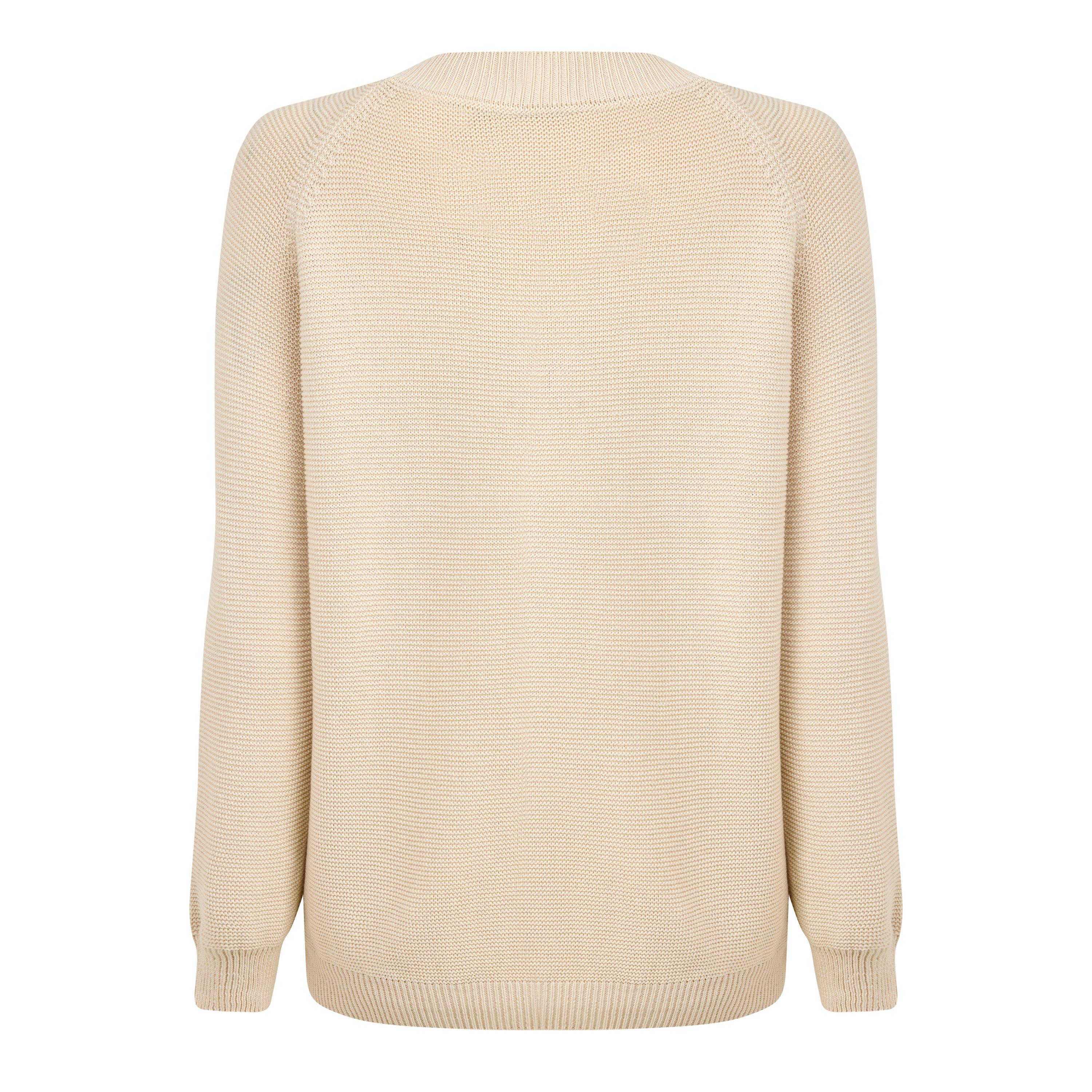 ECRU - Weekend Max Mara - Women's Wkdaere Cotton Crew-Neck Jumper - 2