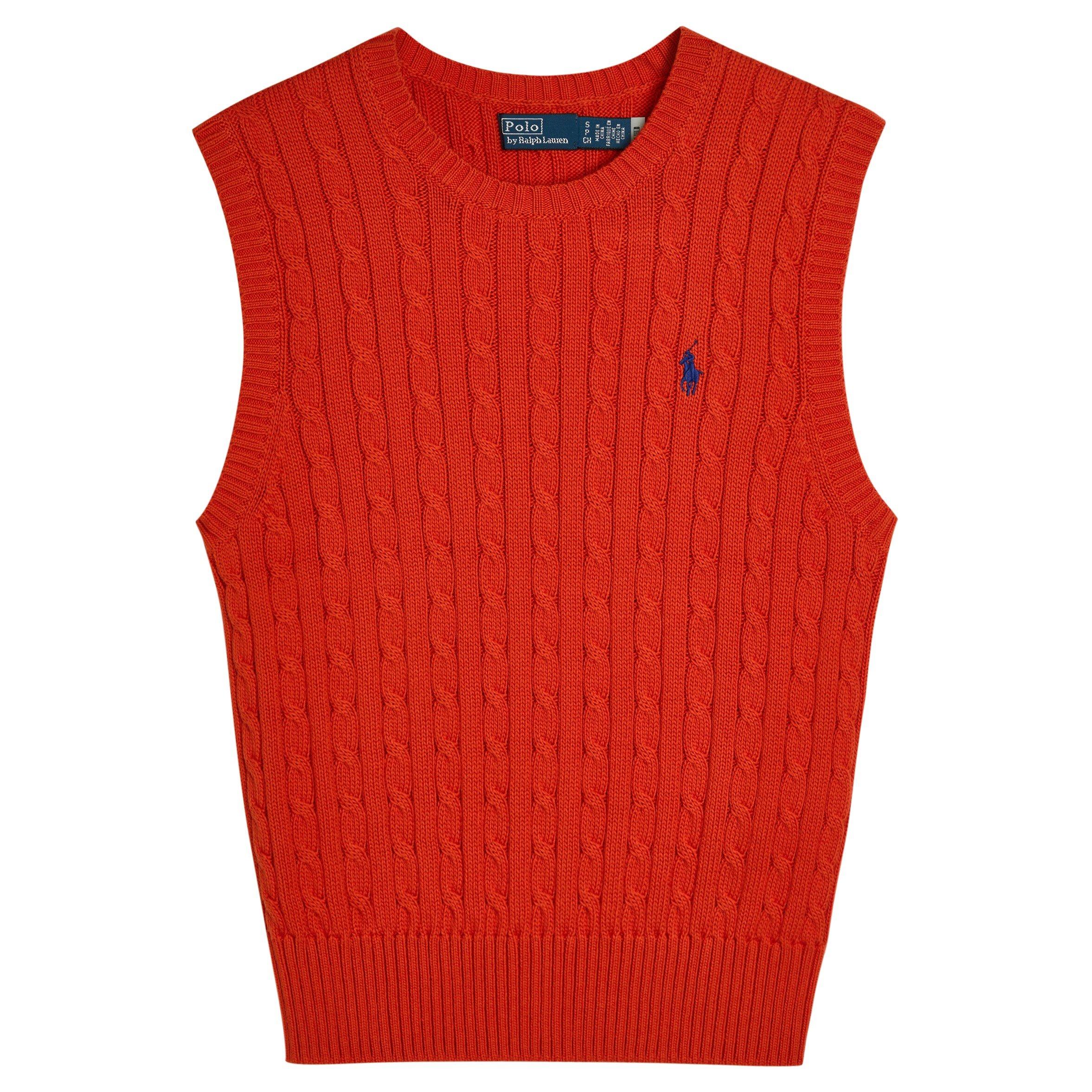 ORANGE - Polo Ralph Lauren - KW SLVLS PULLOVER SWEATER