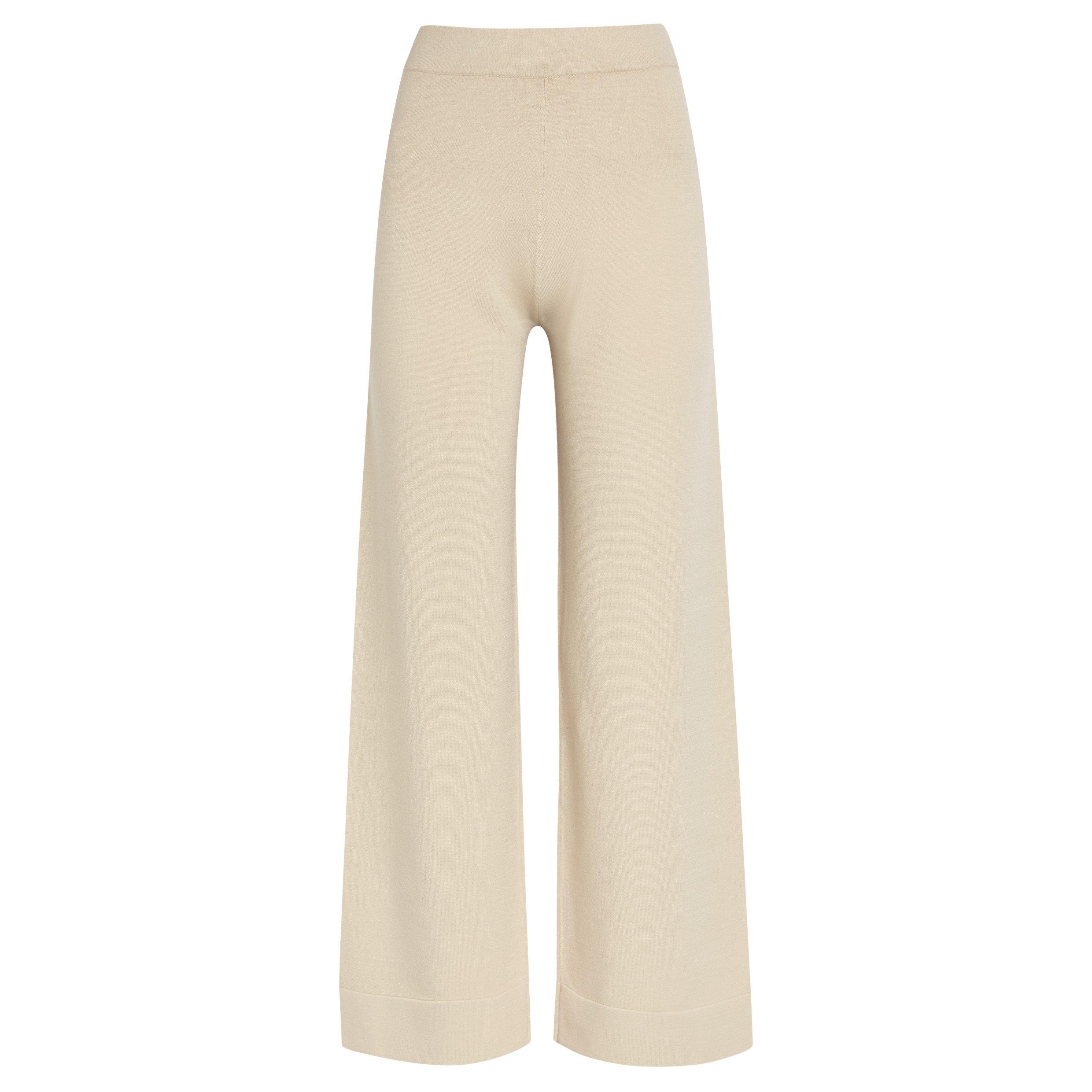 IVORY - Max Mara - TR MMLRUM KNITTED TROUSERS - 1