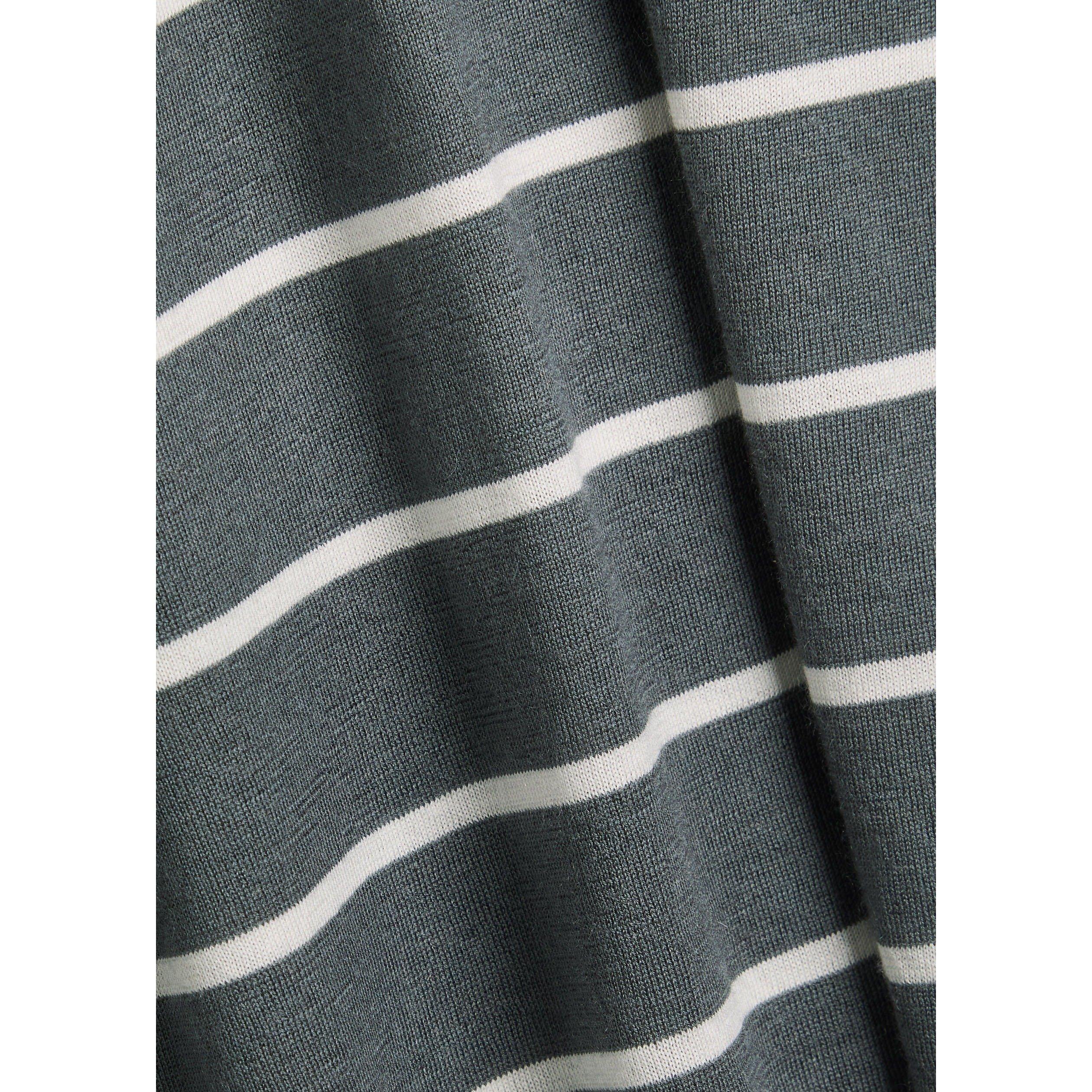 DARK GREY - Max Mara - T MMLORBITA STRIPE KNIT TOP - 4