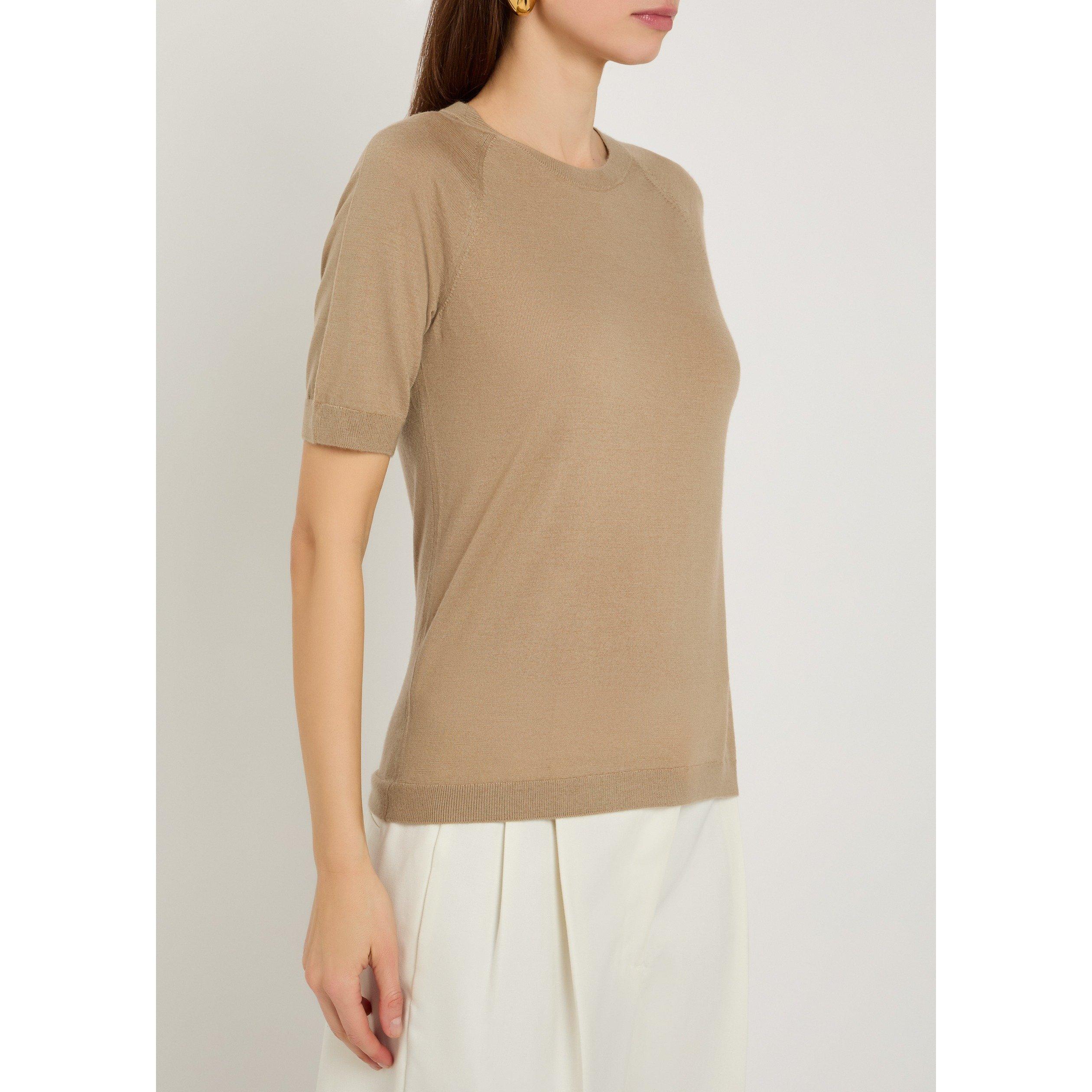 BEIGE - Max Mara - T MMLORBITA STRIPE KNIT TOP - 2