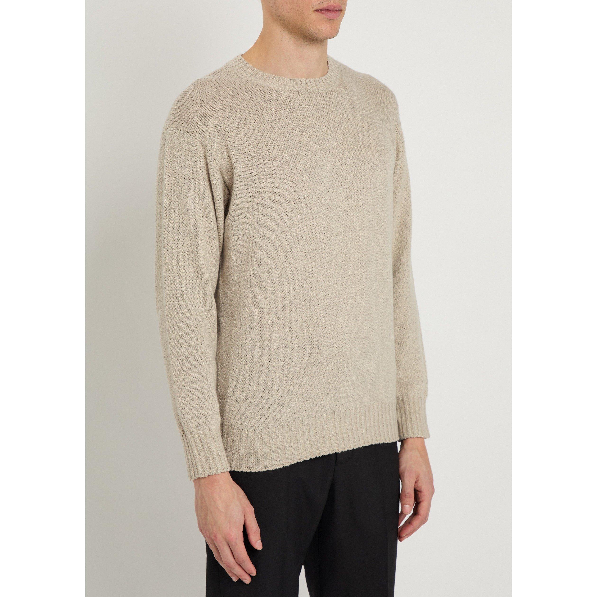 OFF WHITE - Tods - Men's Crewneck Seamless Cotton Jumper - 2