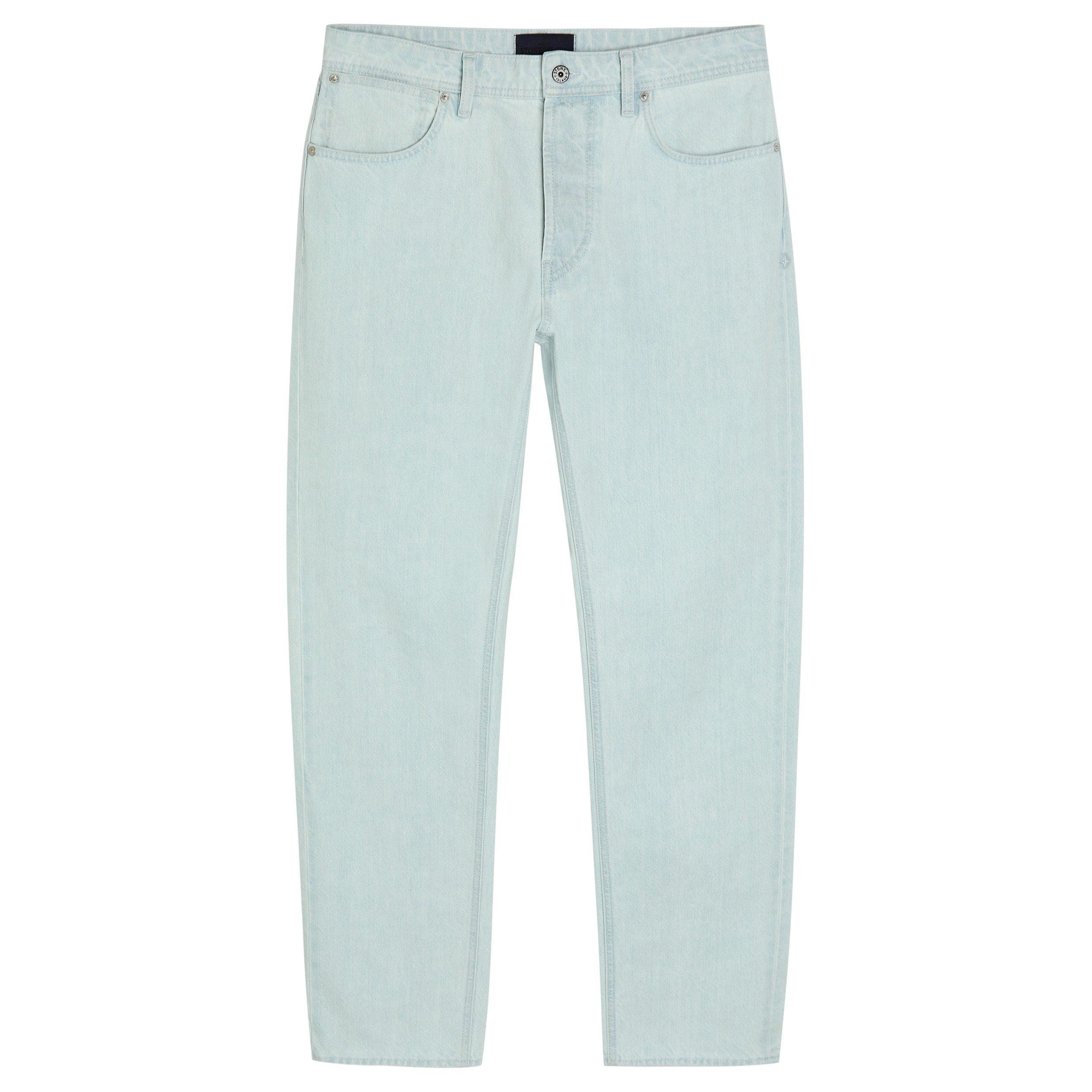 BLUE - Stone Island - SI BLEACH DENIM JEANS