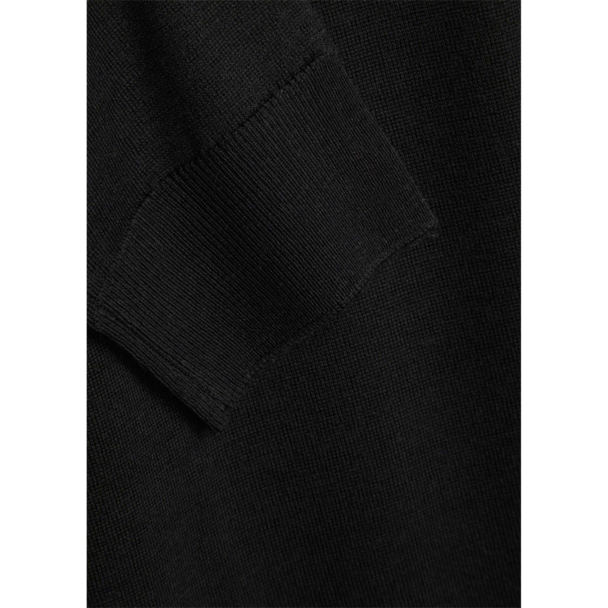 BLACK - John Smedley - Men's Merino Wool Long-Sleeve Slim-Fit Crew-Neck Jumper - 4