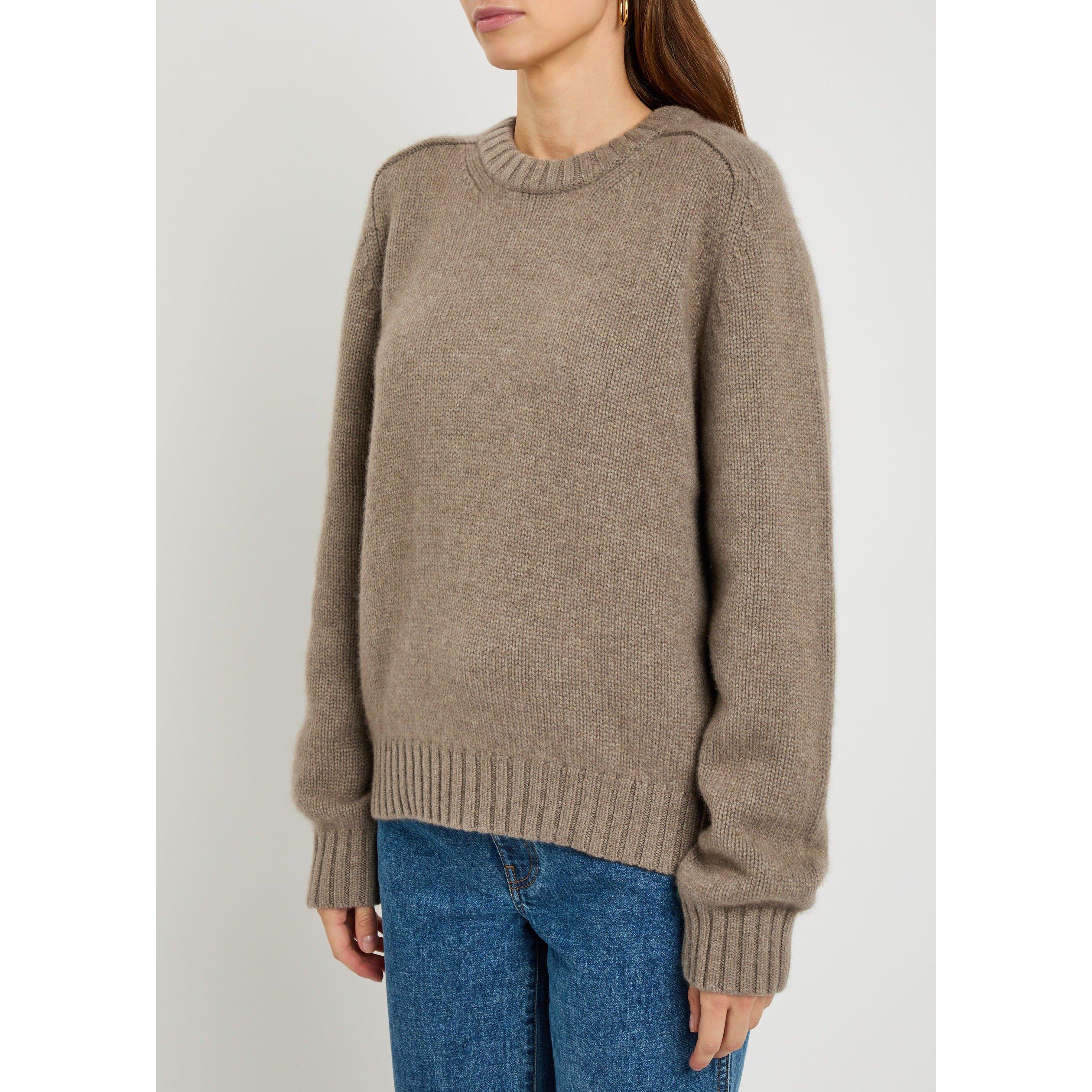 BEIGE - Khaite - Women's Mae Cashmere Crew-Neck Jumper - 2