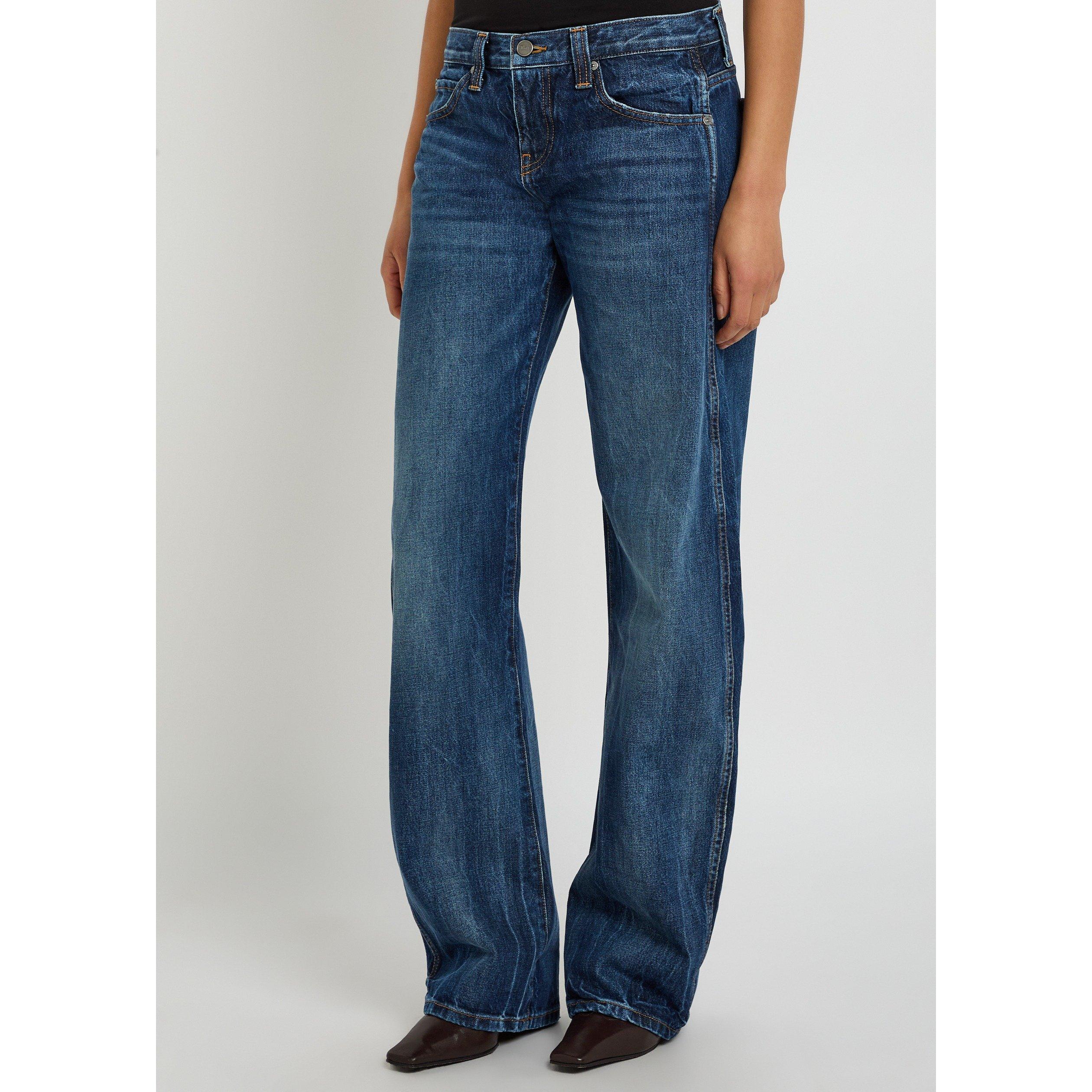 DENIM - Khaite - Women's Karo Cotton Tapered Jeans - 2