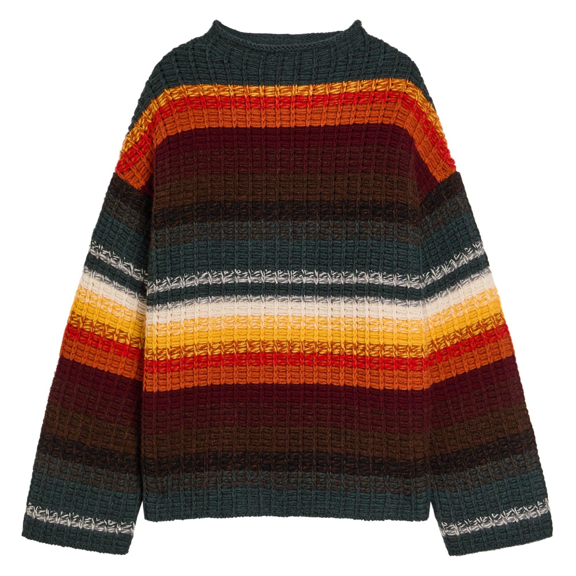 MULTICOLOURED 1 - Khaite - Women's Yanis Striped Cashmere Jumper - 1