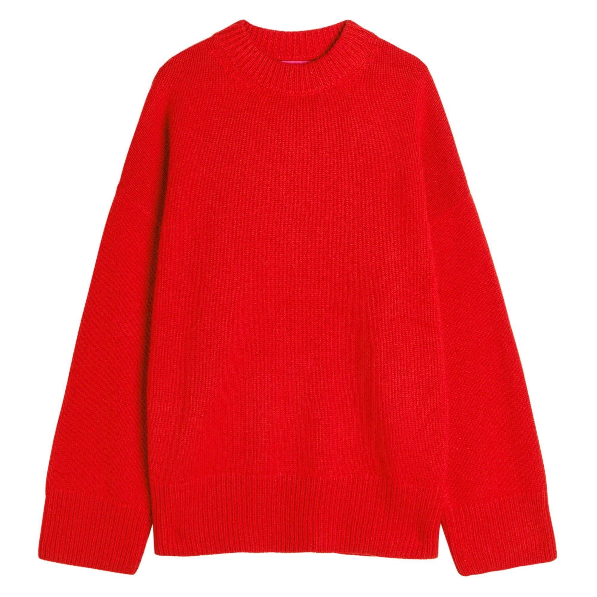 RED - Unknown - KW PALI CREW NK SWEATER - 1