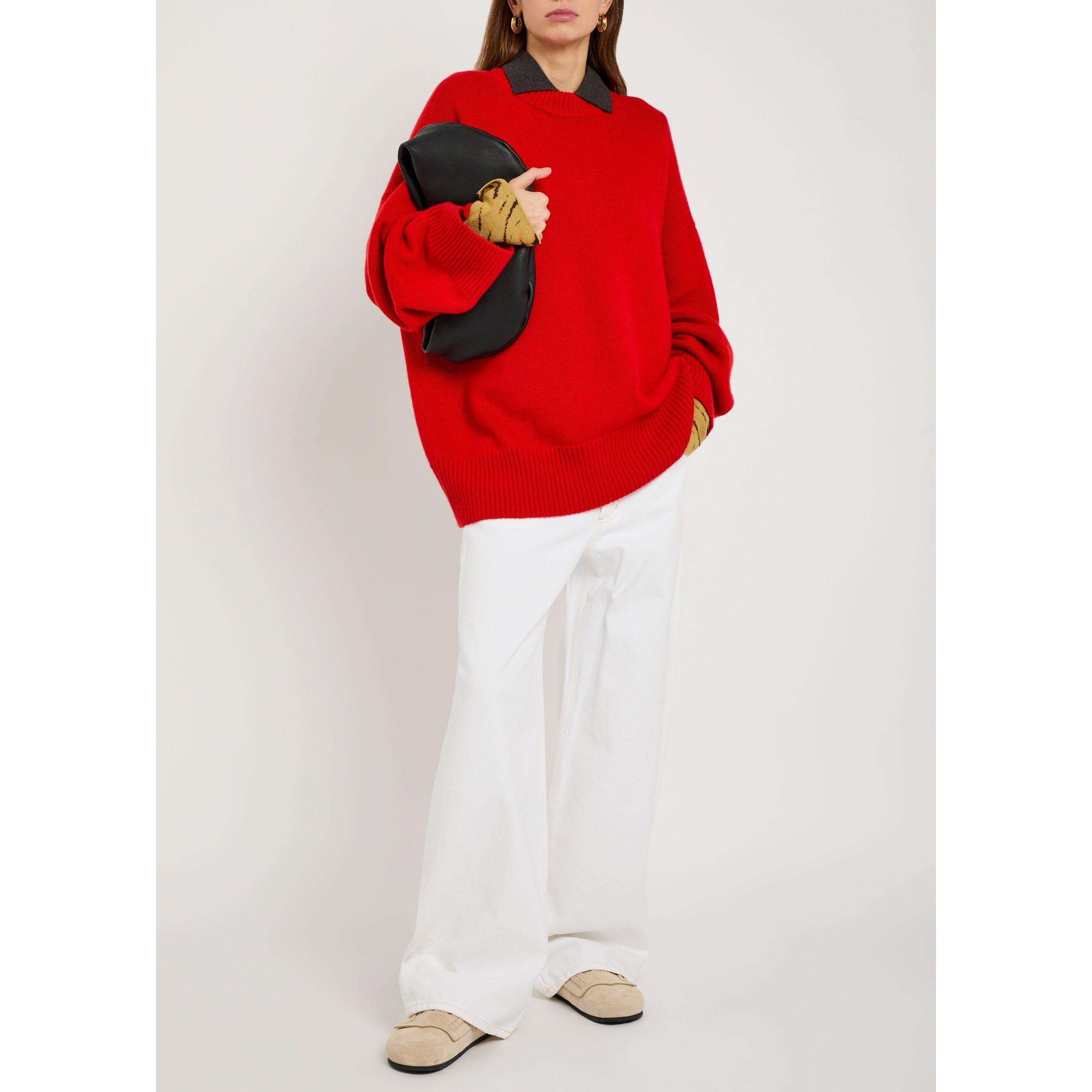 RED - Unknown - KW PALI CREW NK SWEATER - 5