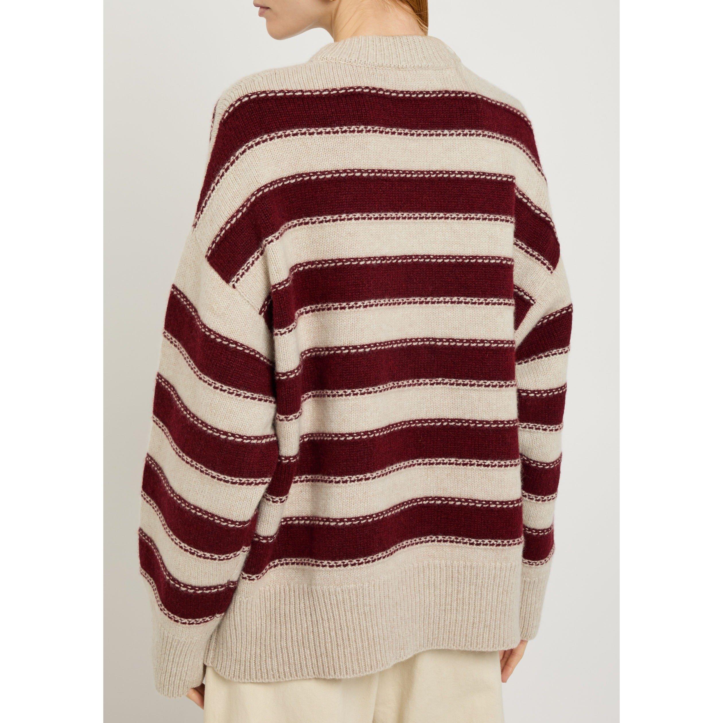 WHITE AND OTHER - Unknown - KW BRAIDED STRIPE PALI CREWNK - 3