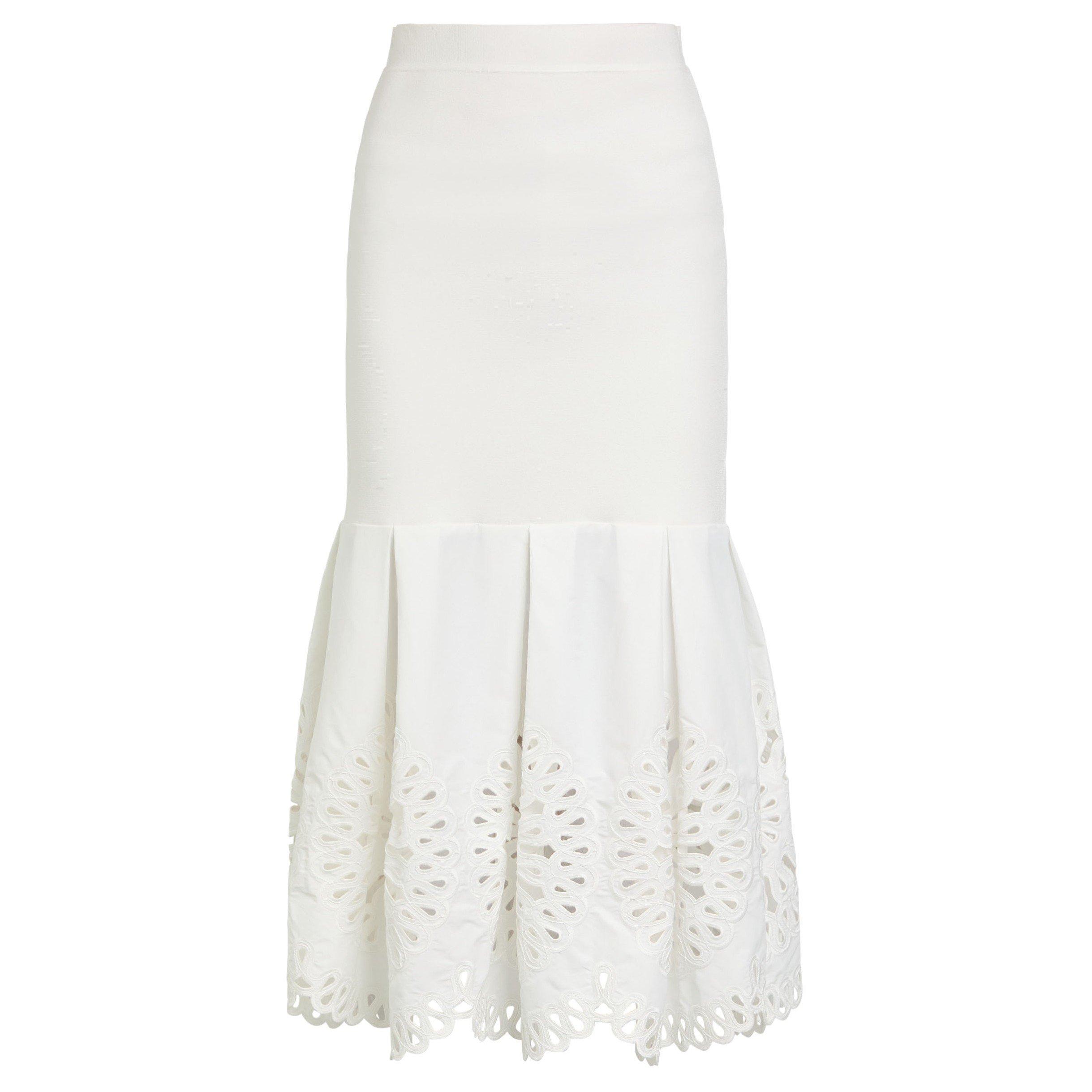 WHITE - Jonathan Simkhai - LS EVELETTA MIDI SKIRT - 1