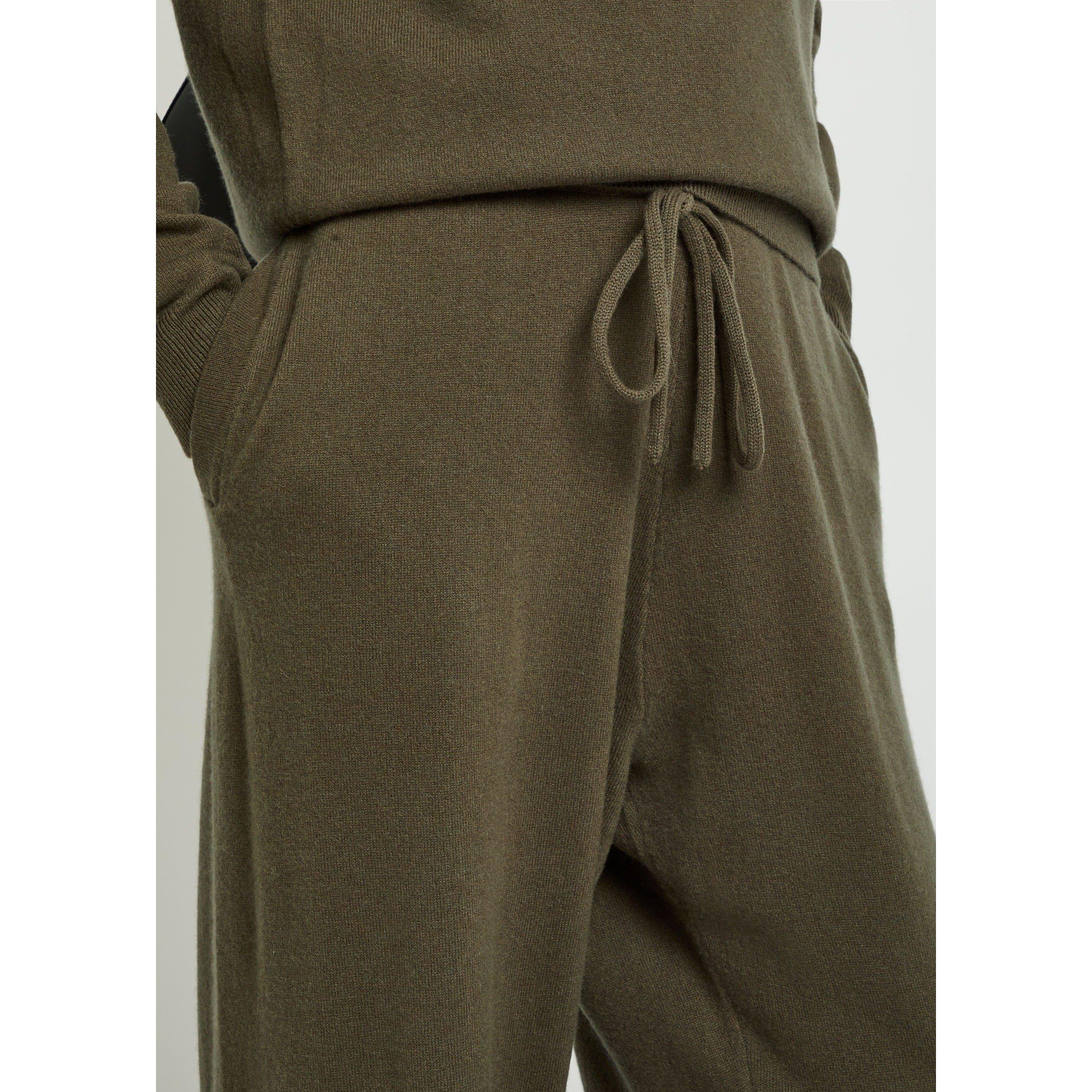 DARK GREEN - Extreme Cashmere - TR SLOUCH TROUSERS - 4