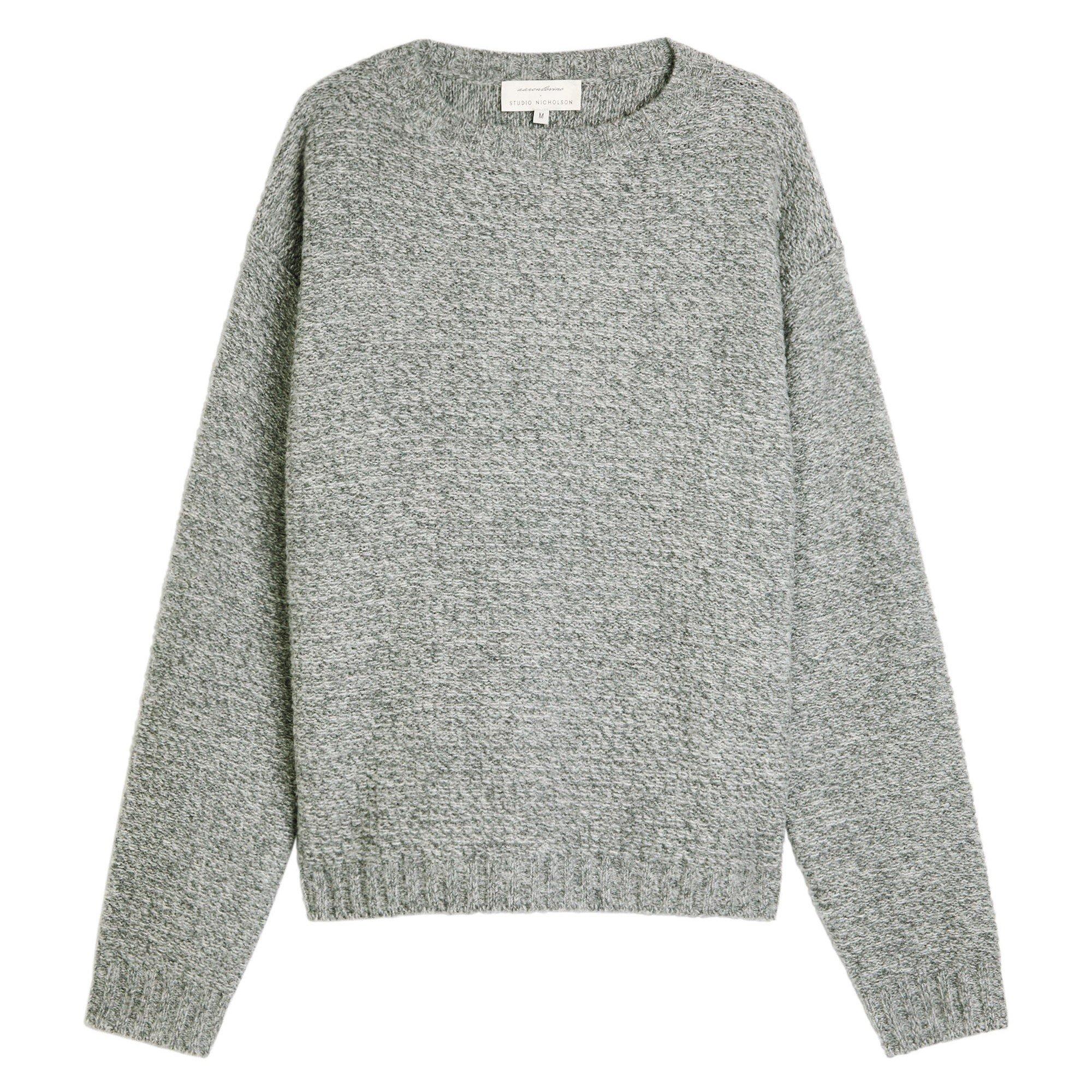 GREY - Studio Nicholson - SN KNIT CREW