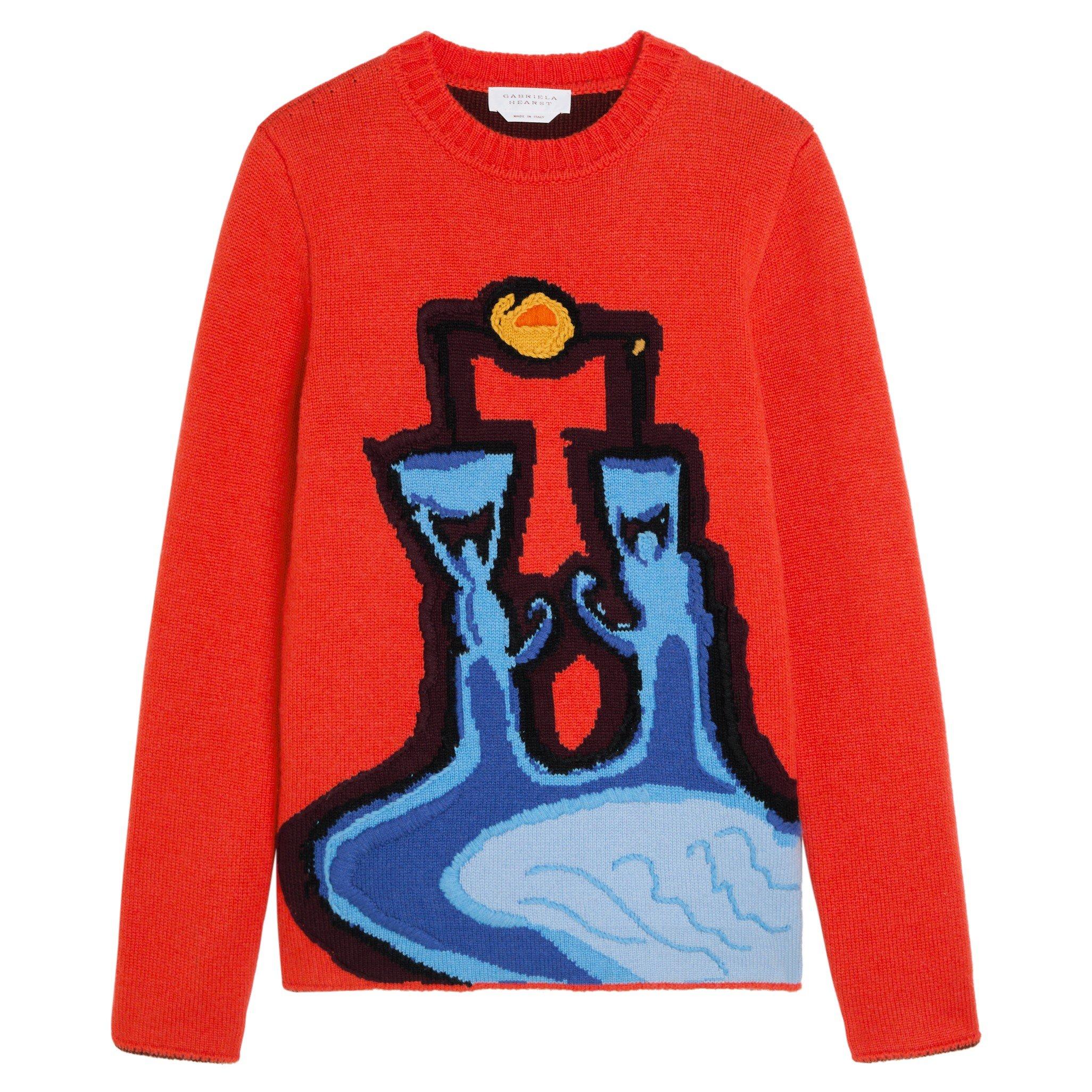RED AND OTHER - Gabriela Hearst - Women's Avichai Cashmere Crew-Neck Jumper - 1