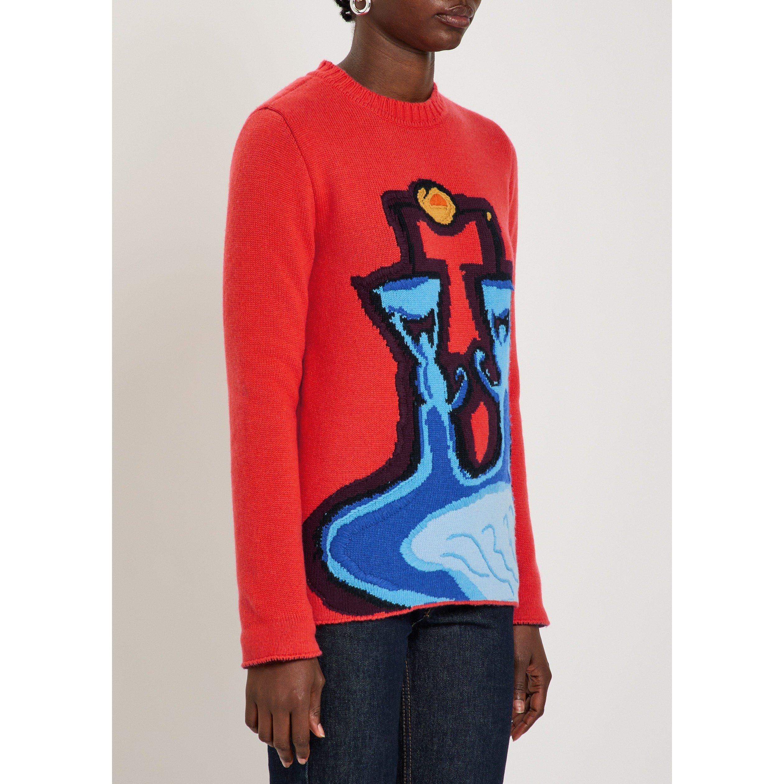 RED AND OTHER - Gabriela Hearst - Women's Avichai Cashmere Crew-Neck Jumper - 2