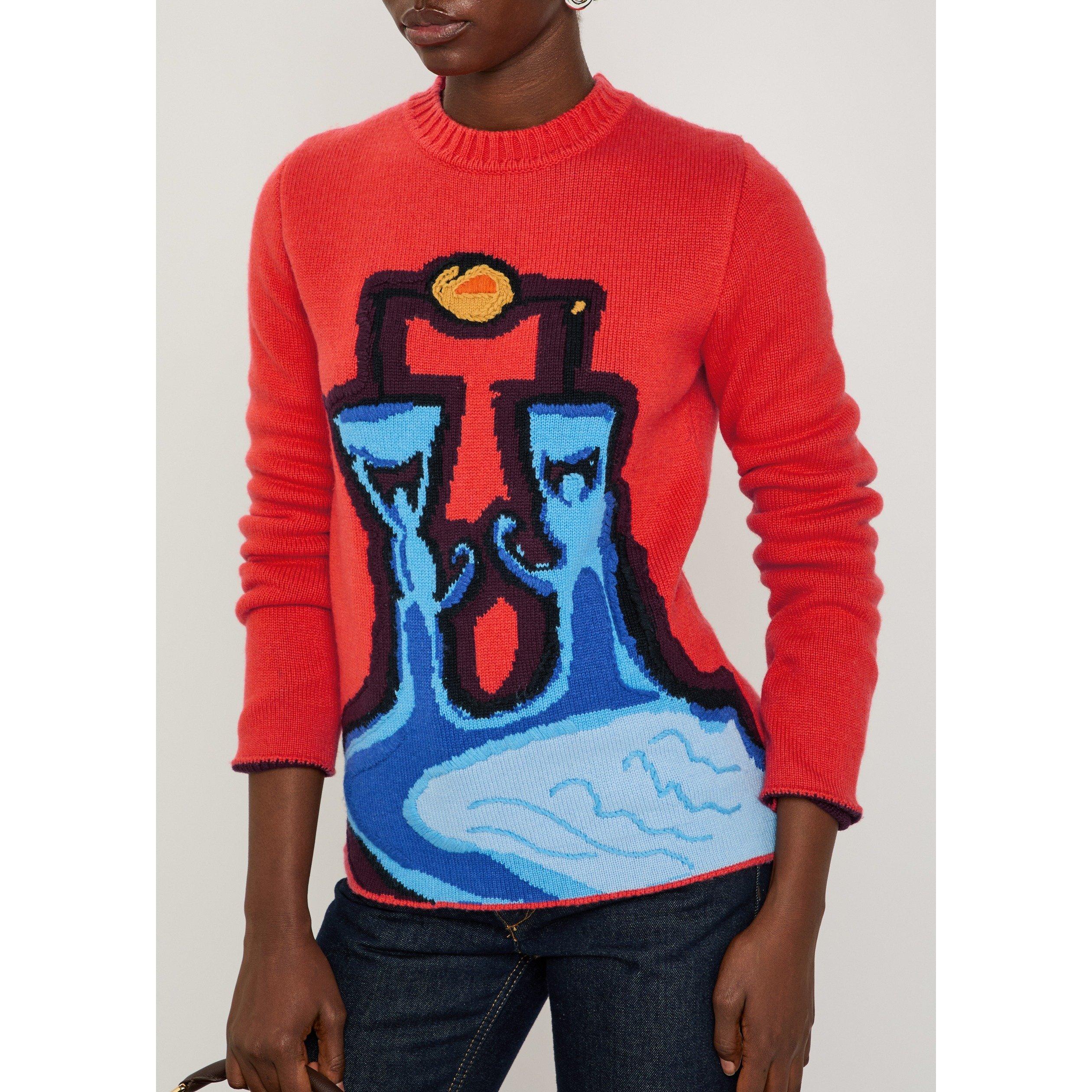 RED AND OTHER - Gabriela Hearst - Women's Avichai Cashmere Crew-Neck Jumper - 4