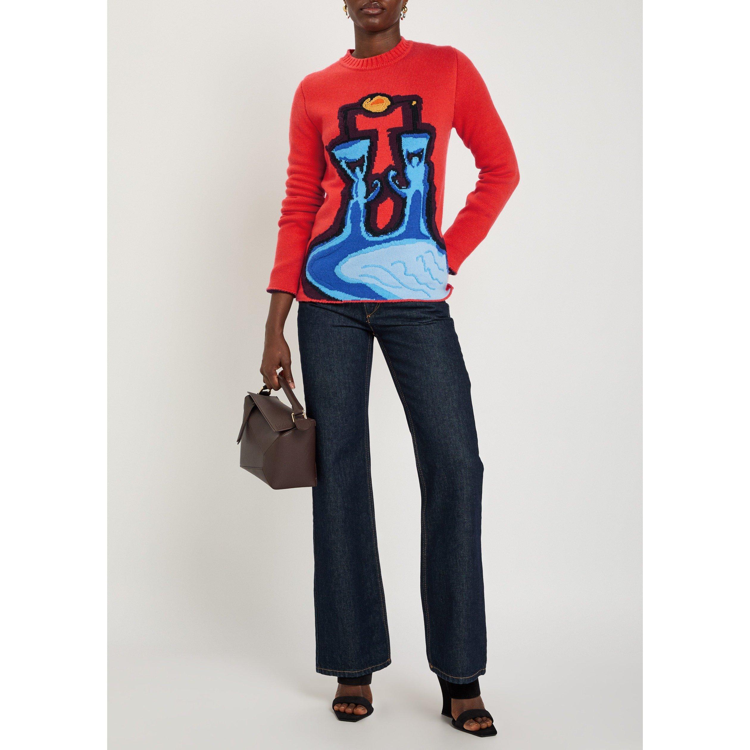 RED AND OTHER - Gabriela Hearst - Women's Avichai Cashmere Crew-Neck Jumper - 5