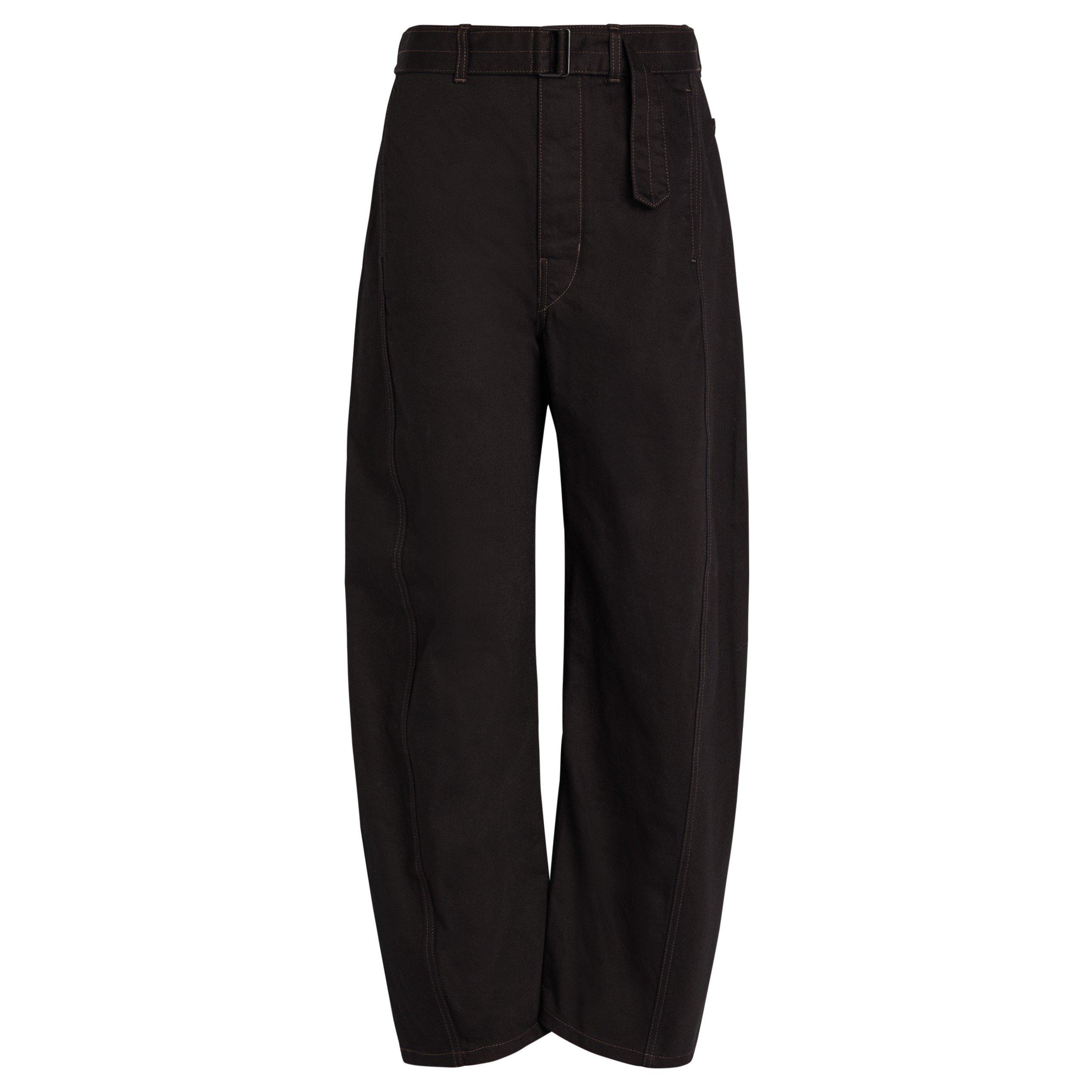 BLACK - Lemaire - TWISTED BELTED PANTS - 1