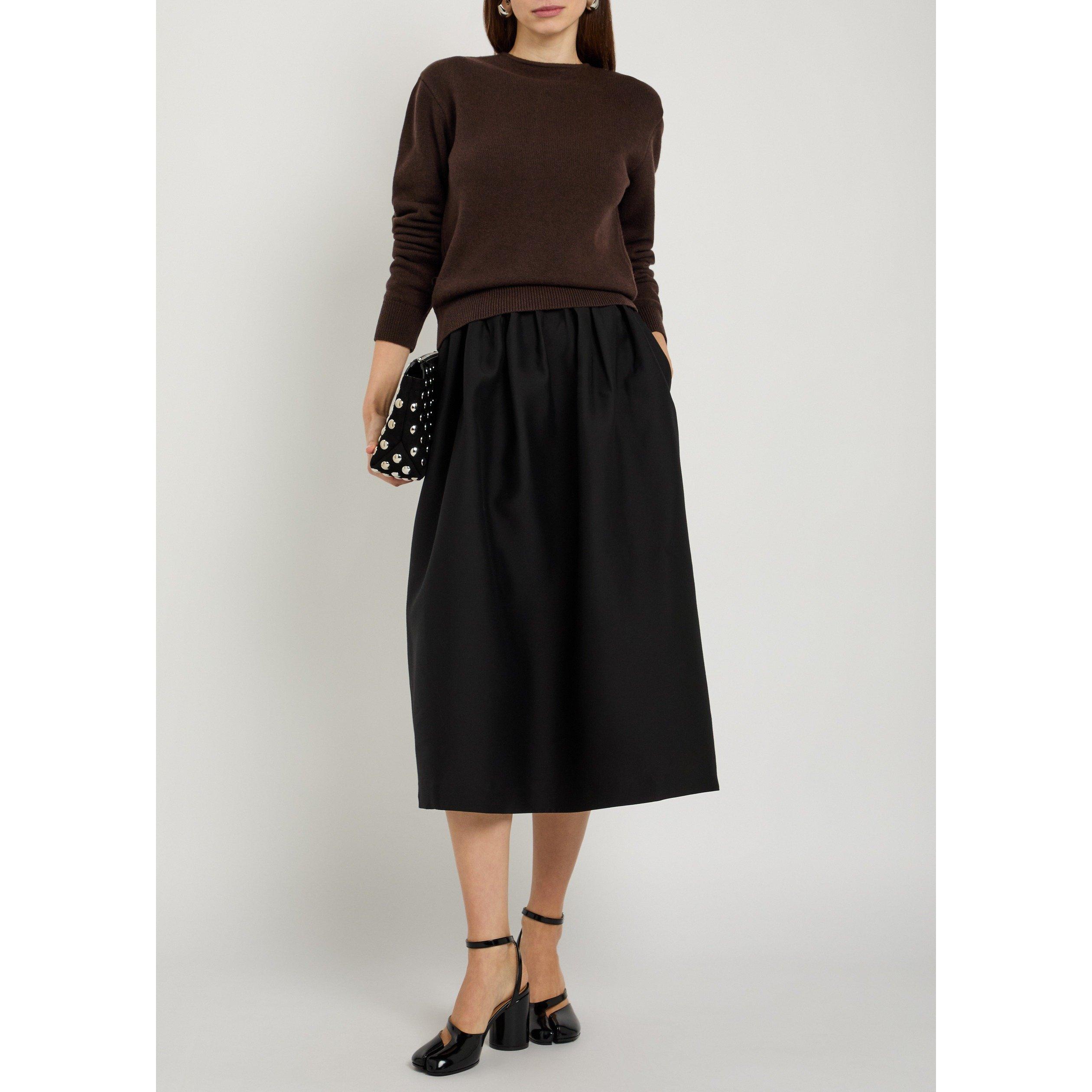 DARK BROWN - Lemaire - REVERSIBLE BUTTONED SWEATER - 6