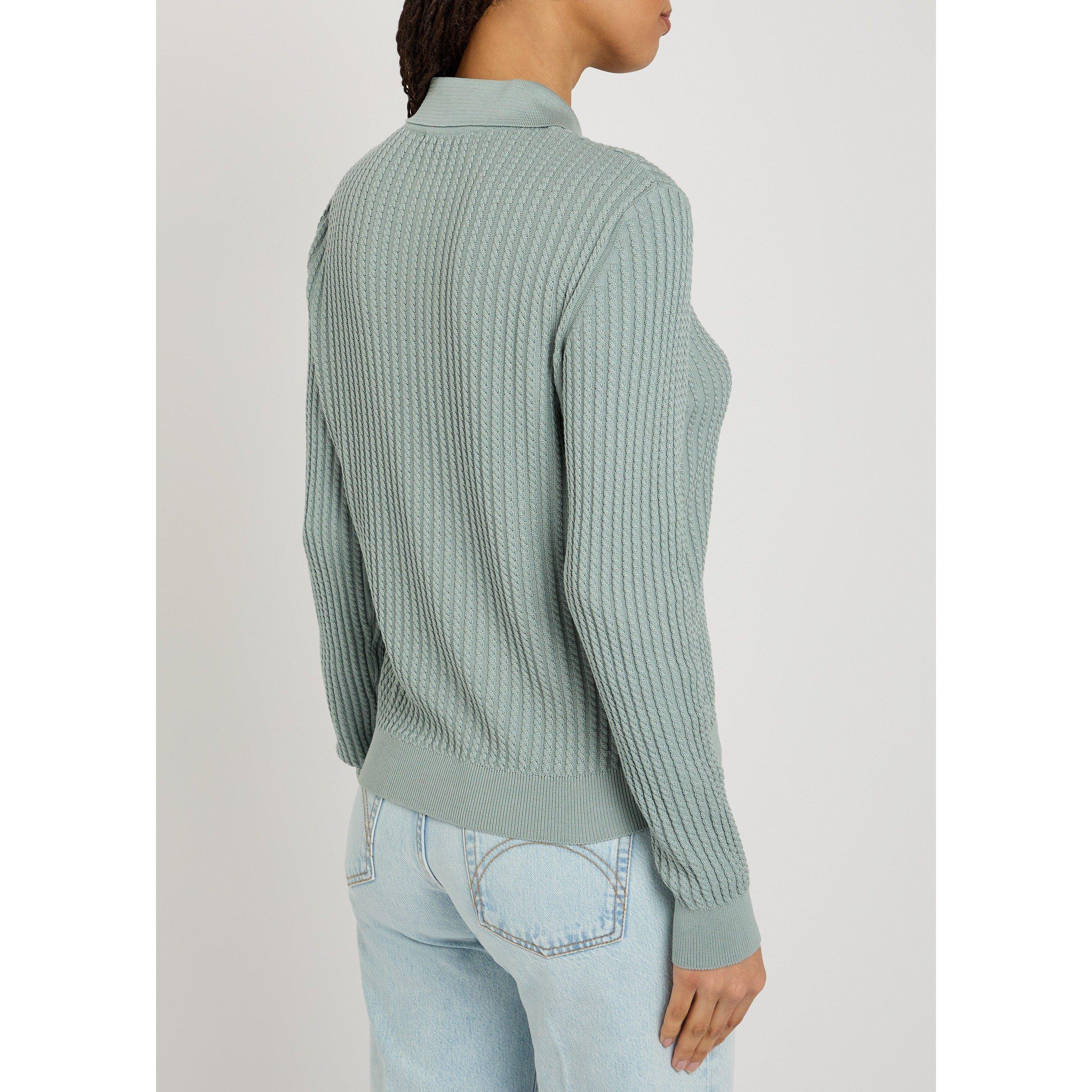 BLUE - Blaze Milano - KW ALEGRIA BUTTON UP SWEATER - 3