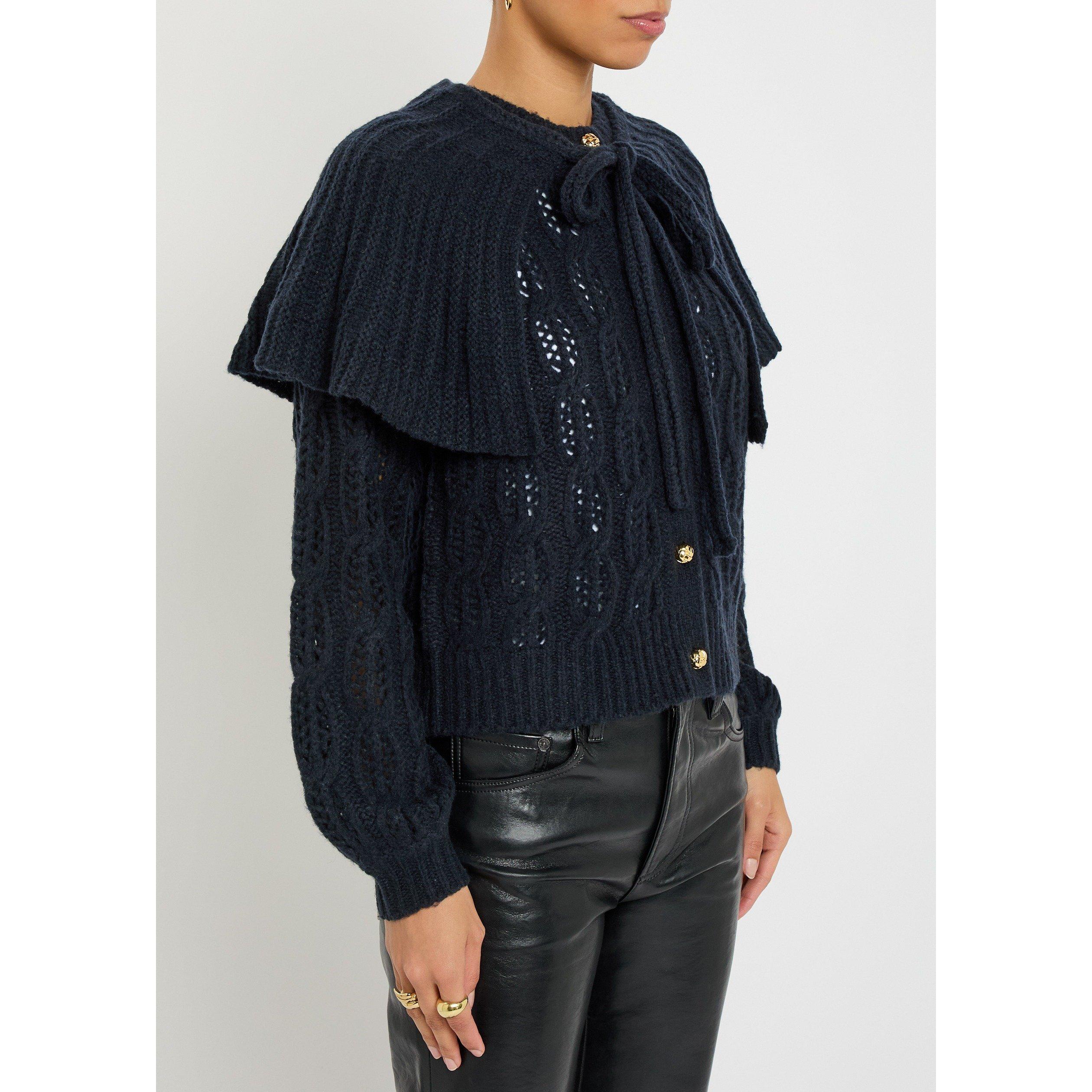 NAVY - Frame Denim - K THE CAPE SWEATER - 2