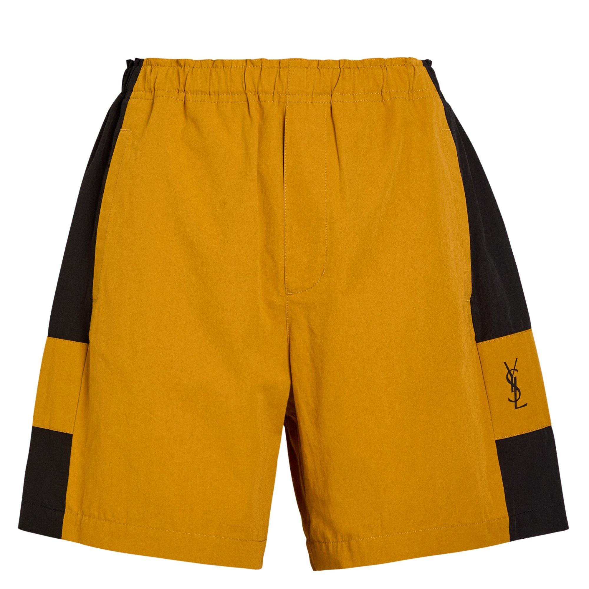BROWN AND OTHER - Saint Laurent - SHORT BERMUDA BICOLO