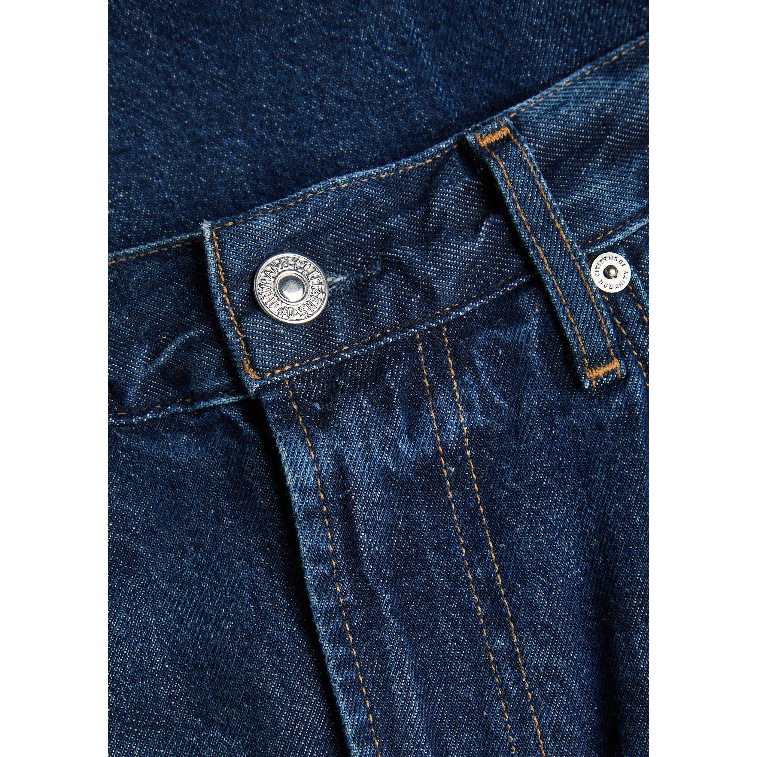 DARK BLUE - Citizens Of Humanity - Women's Miro Long Medina Cotton Jeans - 4