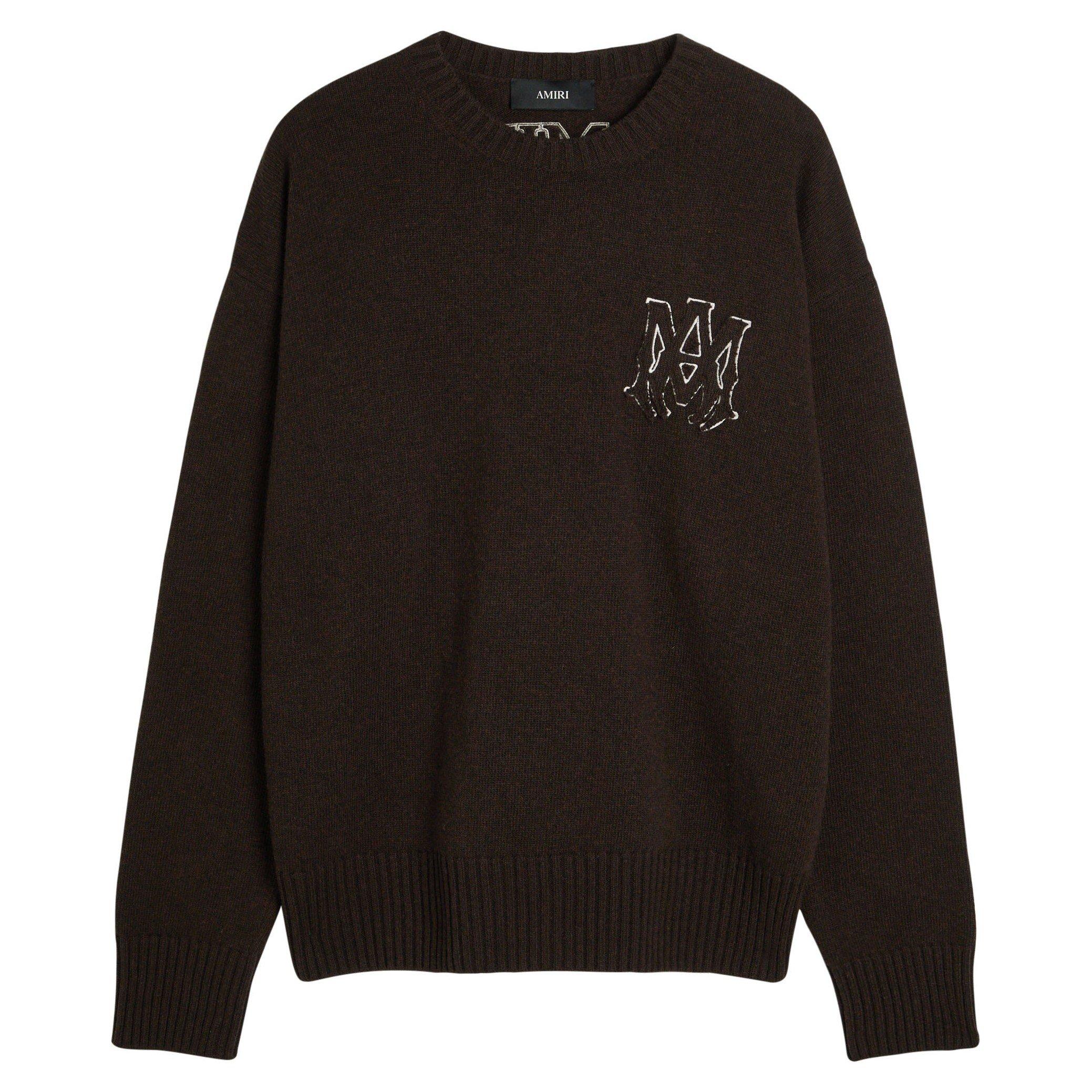 DARK BROWN - Amiri - AMIRI MA SWEATER - 1