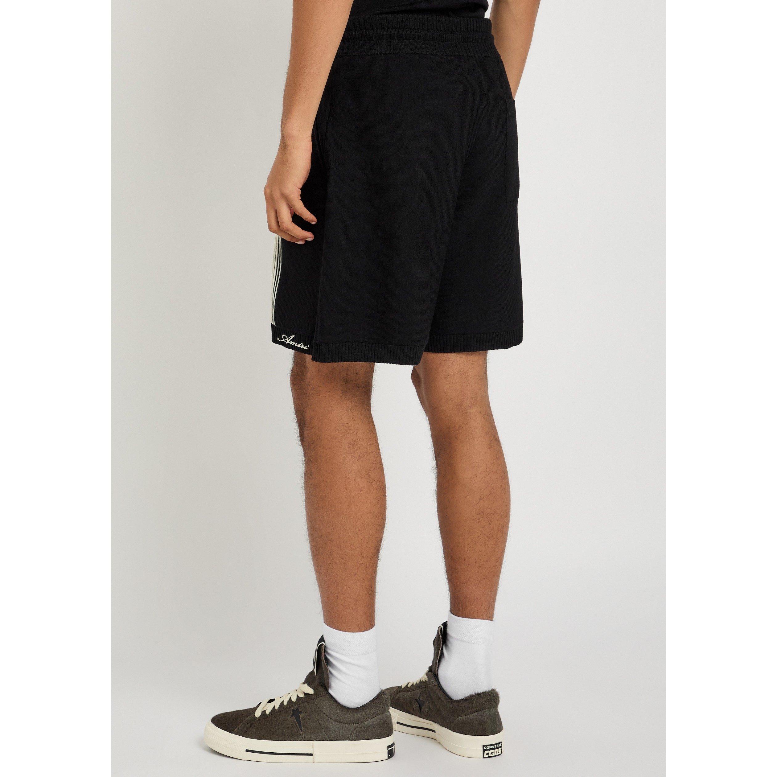 BLACK - Amiri - AMIRI STUD STRIPE SHORT - 3