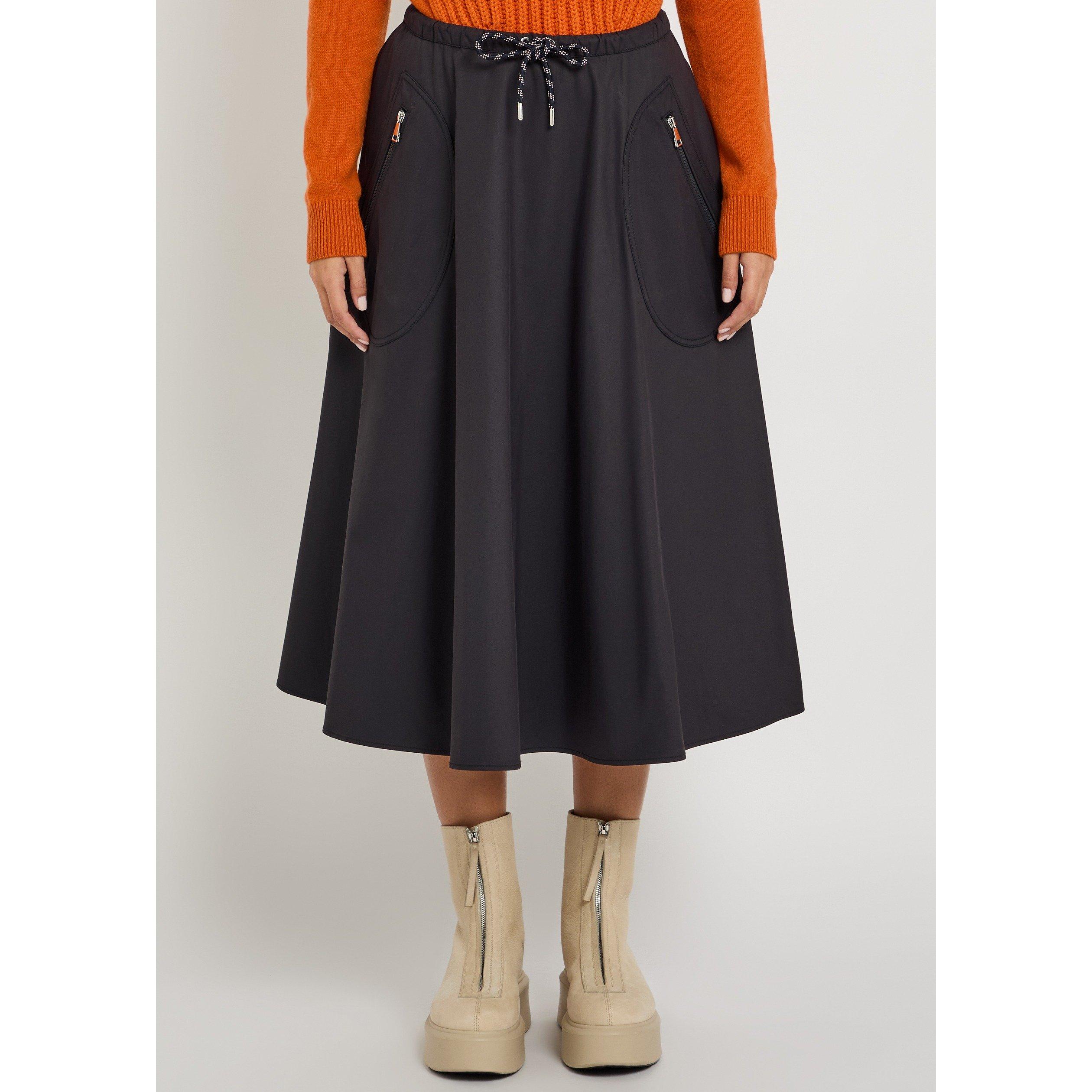 NAVY - Moncler - Women's Cotton Midi Skirt - 2