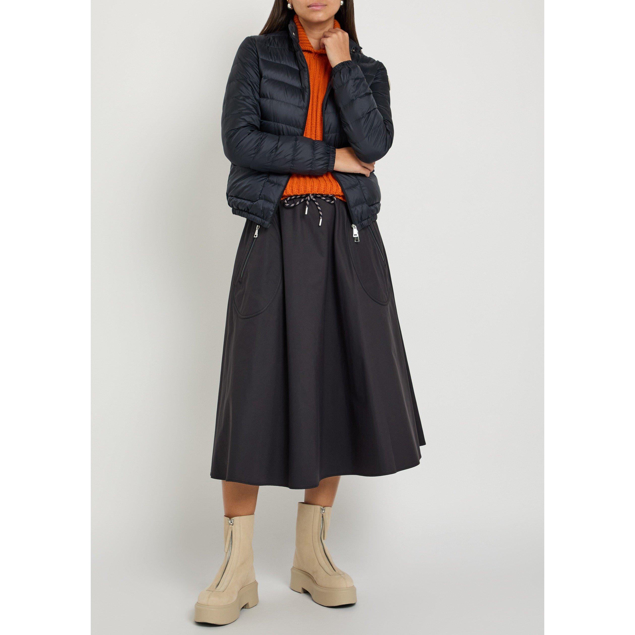NAVY - Moncler - Women's Cotton Midi Skirt - 5