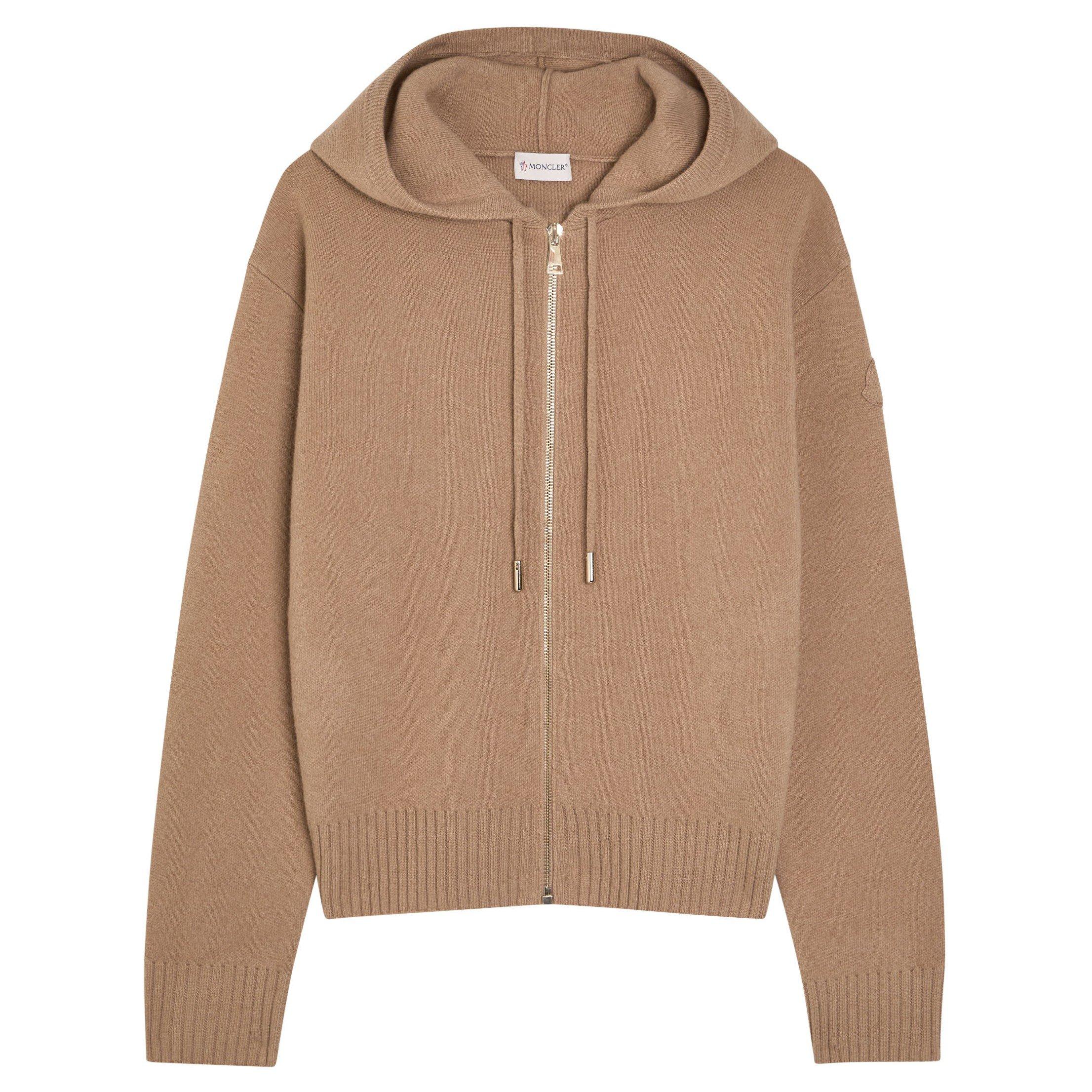 CREAM - Moncler - Women's Wool and Cashmere-Blend Cardigan - 1