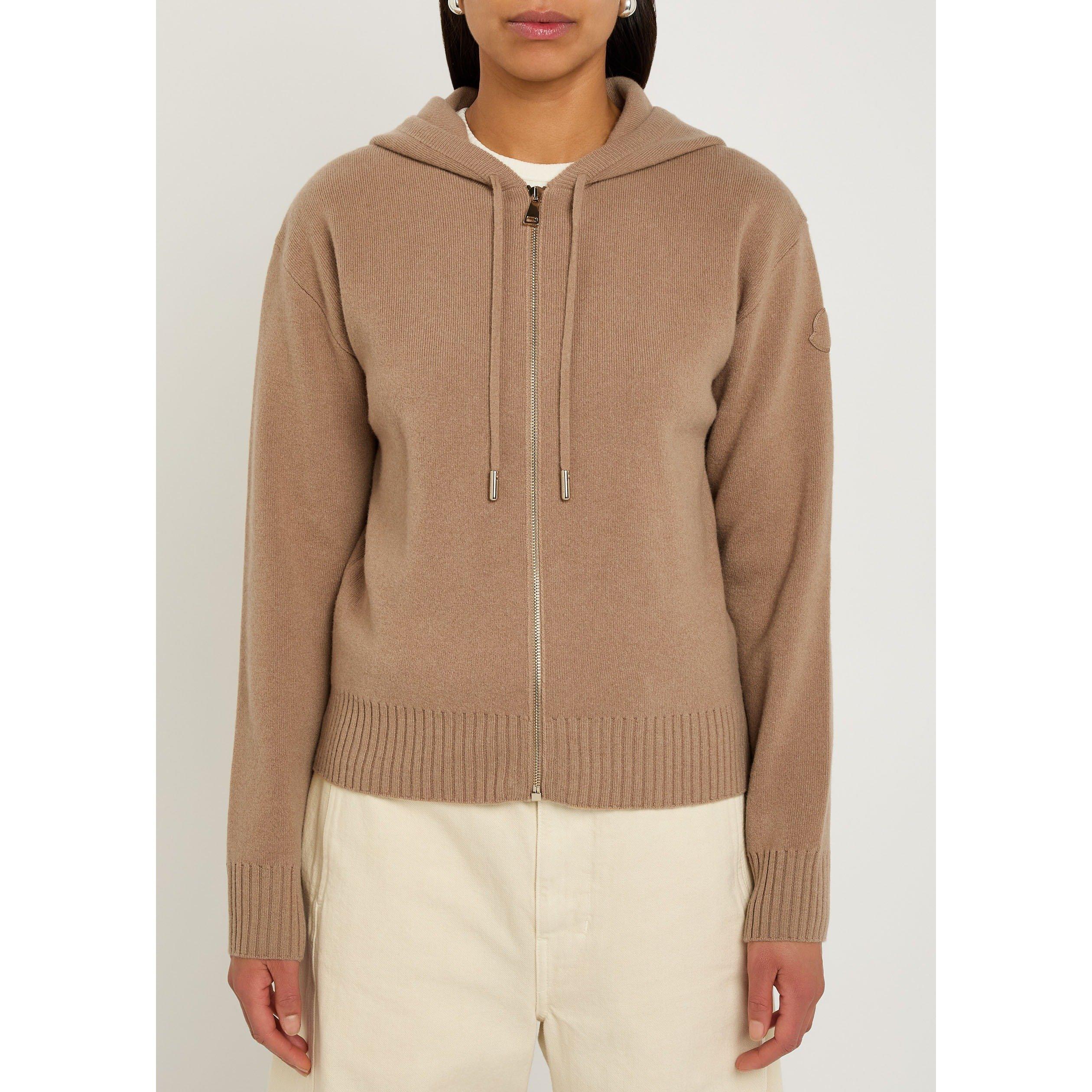 CREAM - Moncler - Women's Wool and Cashmere-Blend Cardigan - 2