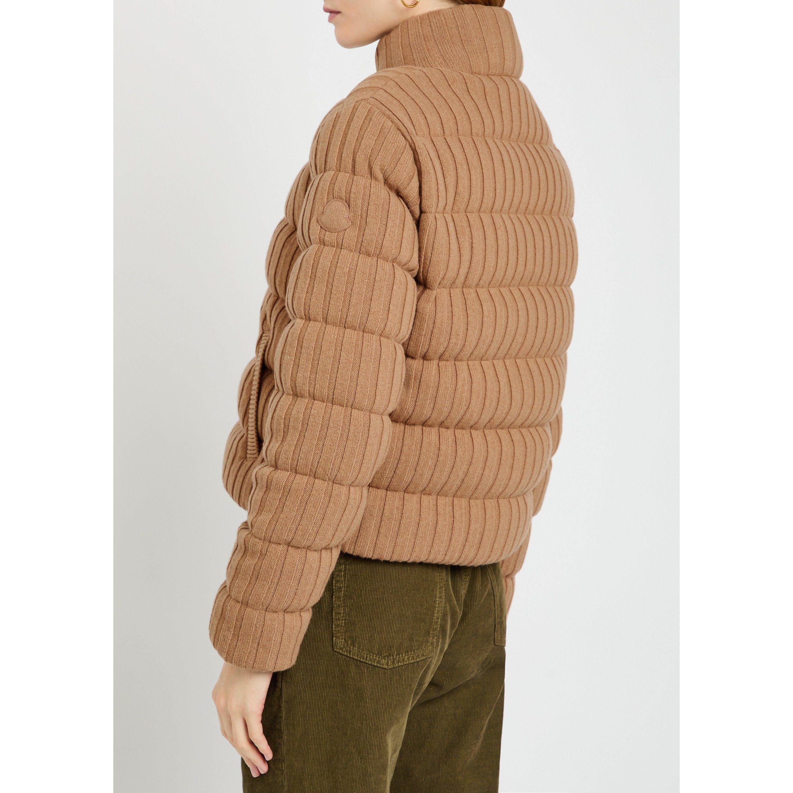 BEIGE - Moncler - Women's Wool Cashmere Oversized-Fit Cardigan - 3