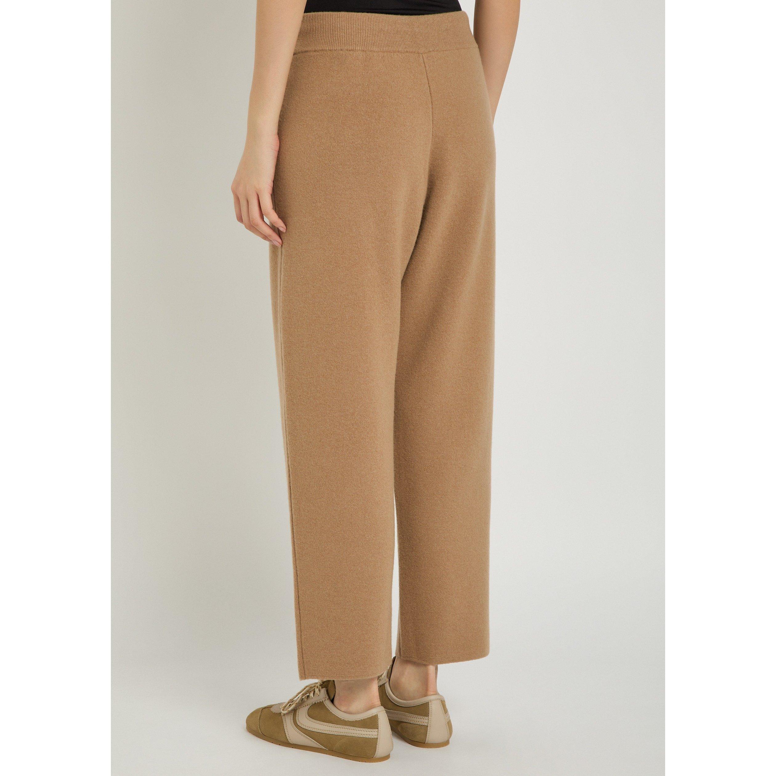 BEIGE - Moncler - Women's Wool-Cashmere Knitted Trousers - 3