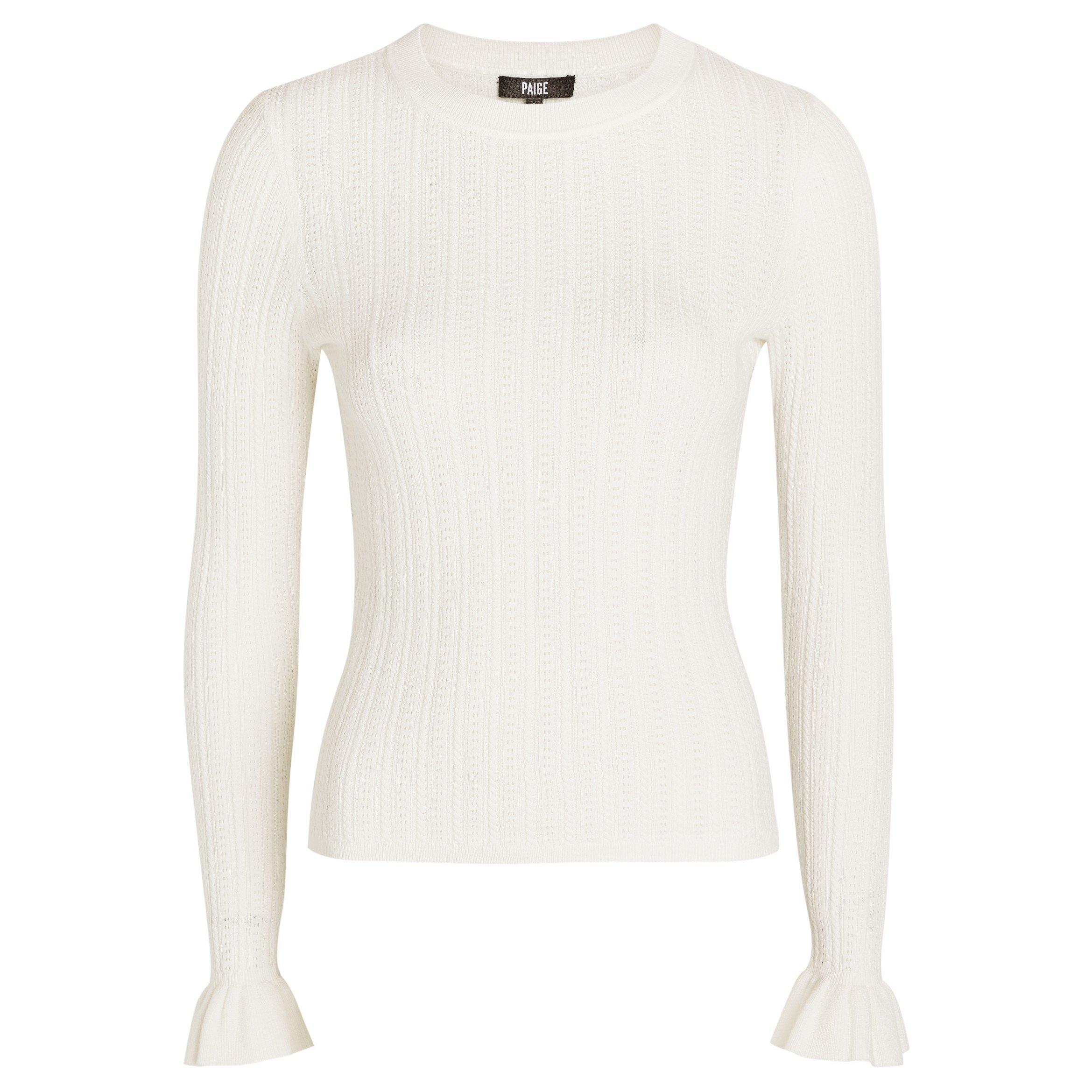 WHITE - Paige - T OPHELIA TOP IVORY