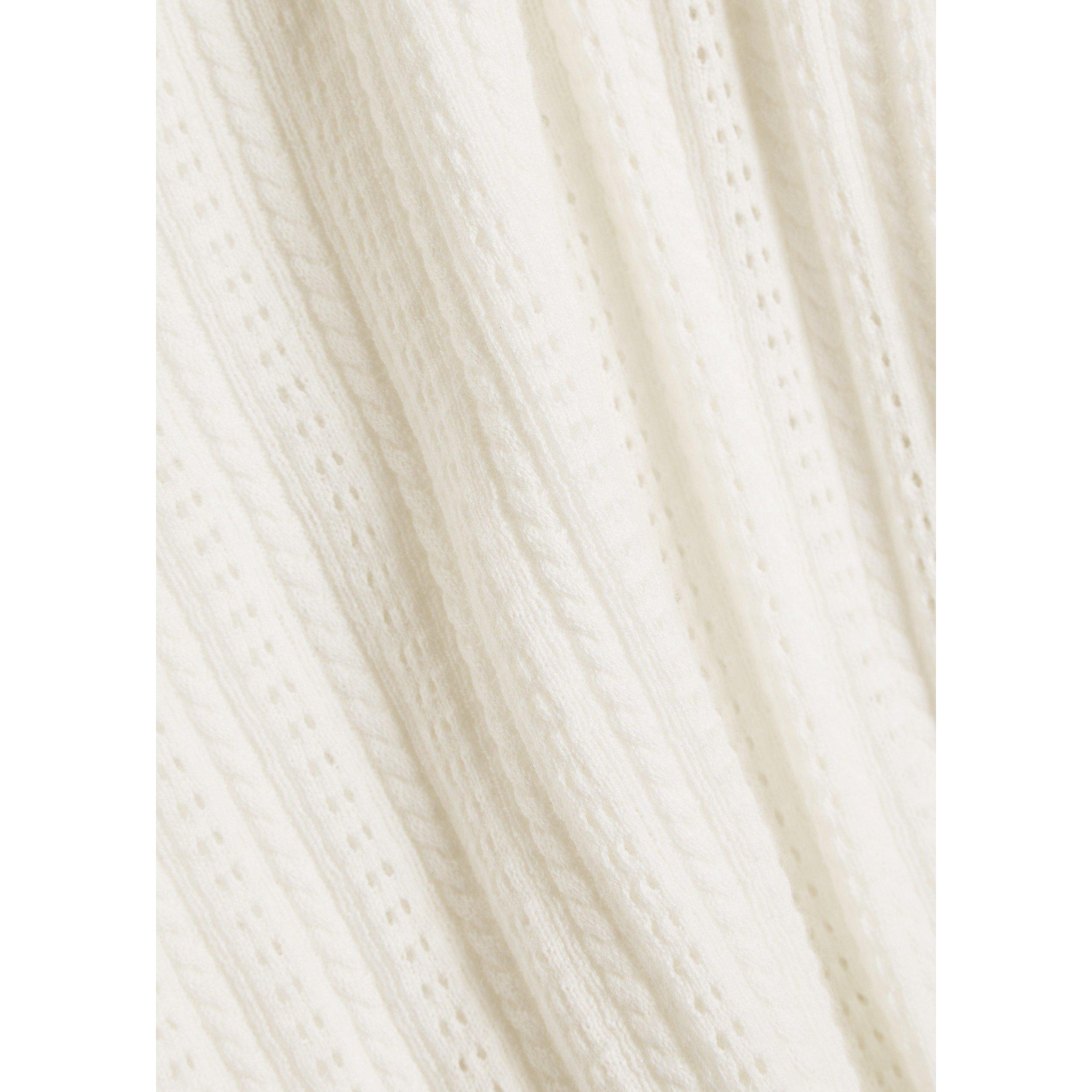 WHITE - Paige - Women's Ophelia Cotton Long-Sleeve Slim-Fit Crew-Neck Jumper - 4