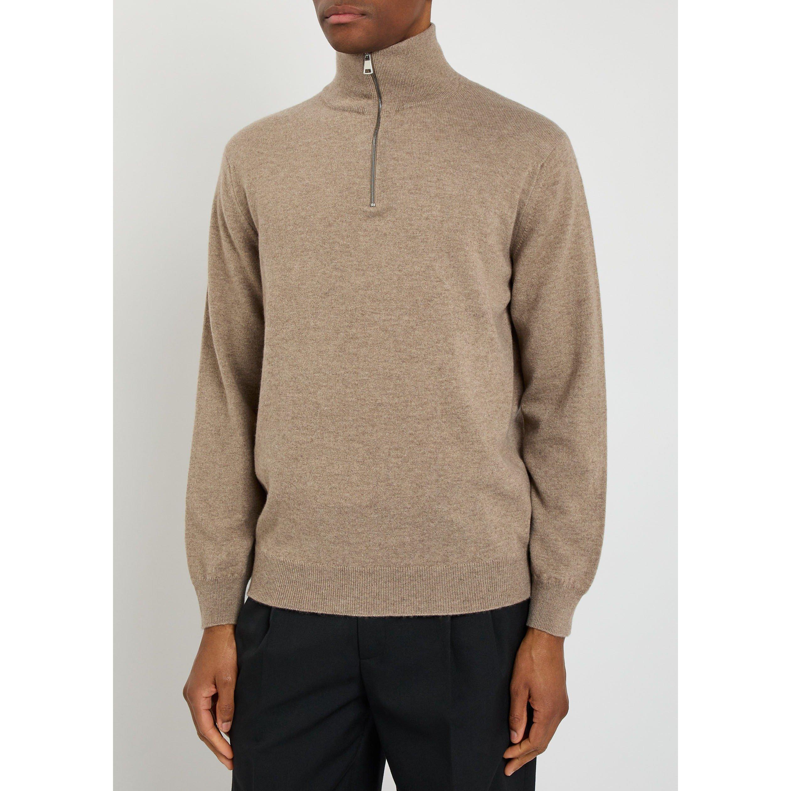 BROWN - Begg Scotland - BXC HERIOT 1/4 ZIP KNIT - 2