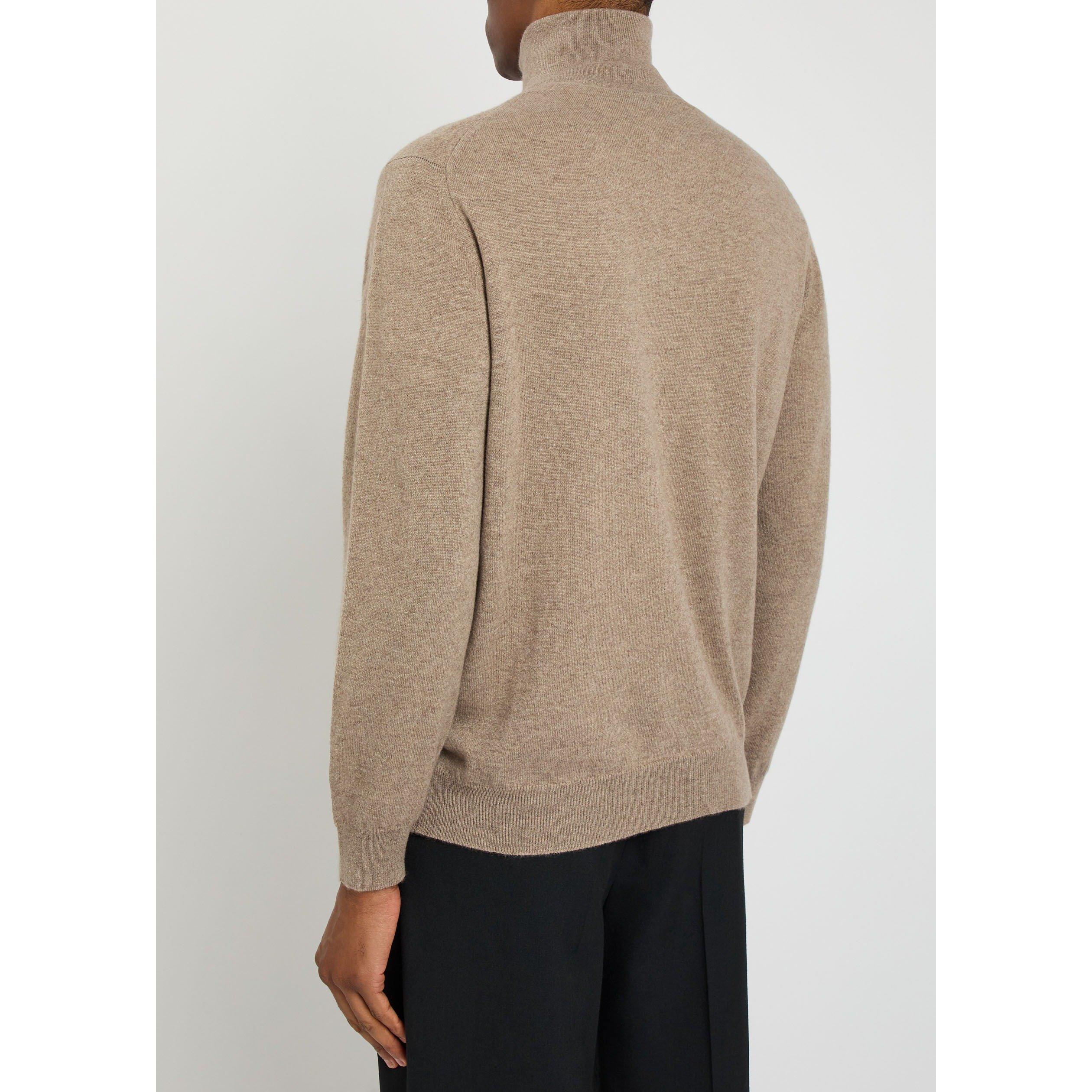 BROWN - Begg Scotland - BXC HERIOT 1/4 ZIP KNIT - 3