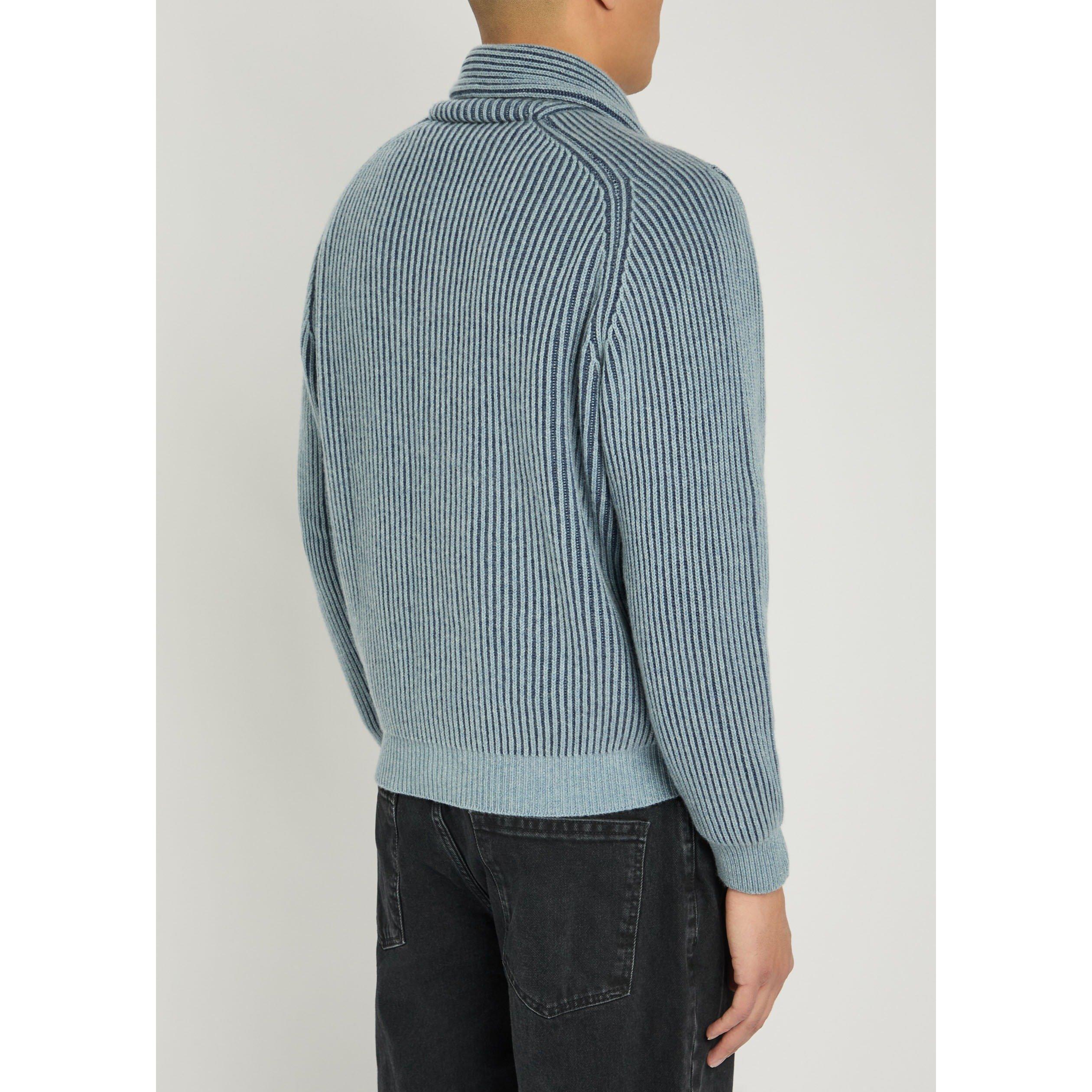 NAVY AND OTHER - Begg Scotland - BXC ANDREW KNIT CARDI - 3