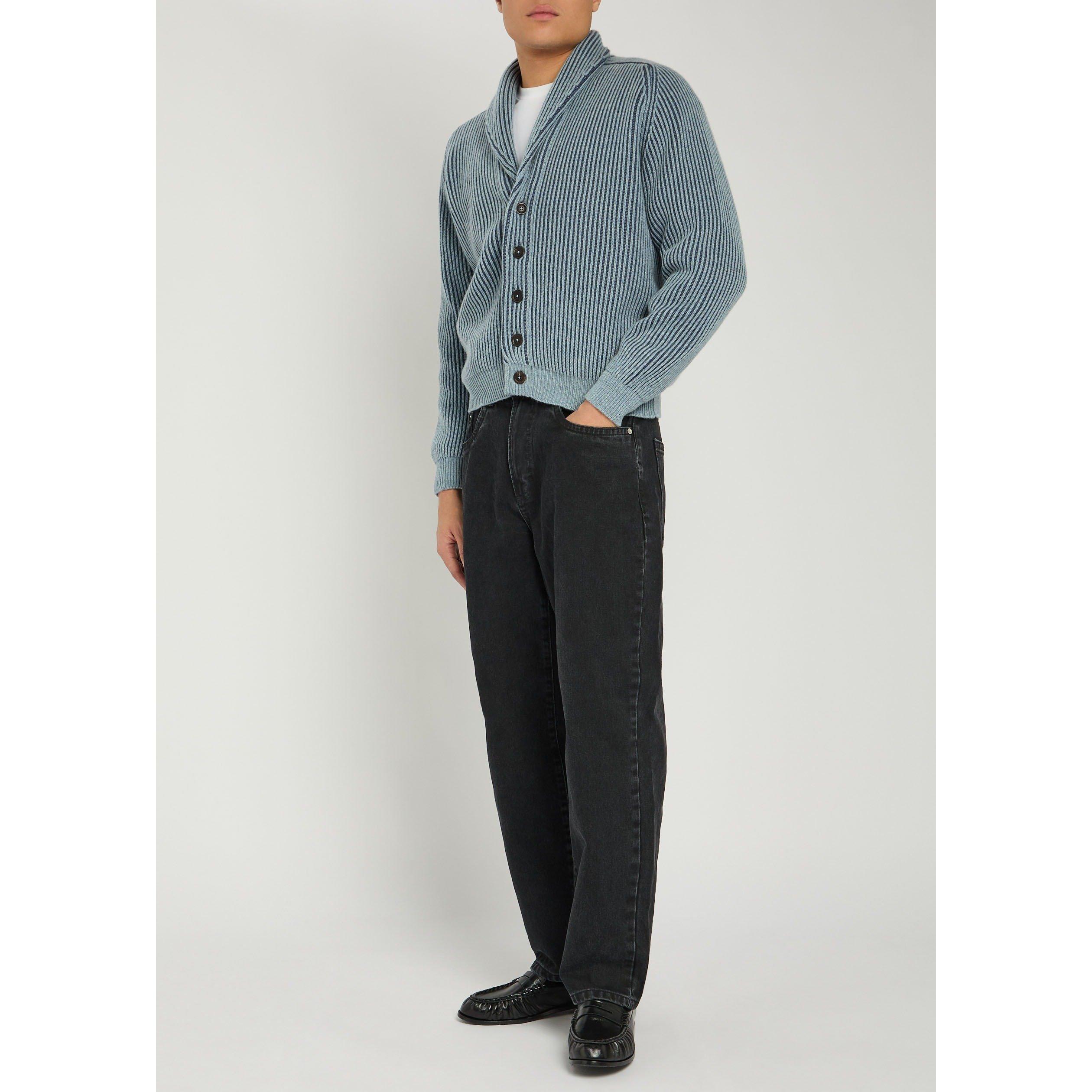 NAVY AND OTHER - Begg Scotland - BXC ANDREW KNIT CARDI - 5
