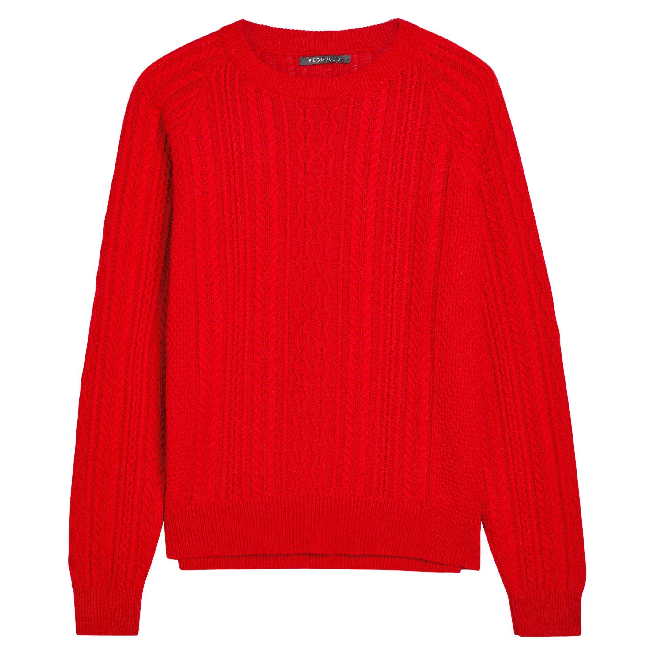 RED - Begg Scotland - BXC MAYTIME KNIT CREW - 1