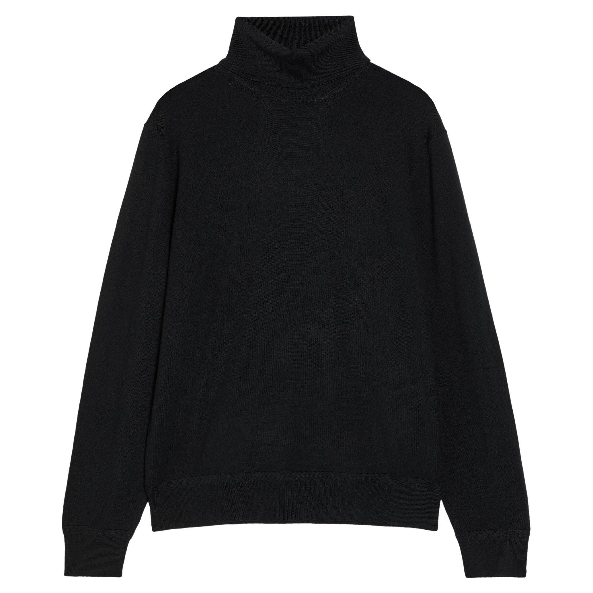 BLACK - Tom Ford - Men's Wool Slim-Fit Roll-Neck Jumper - 1