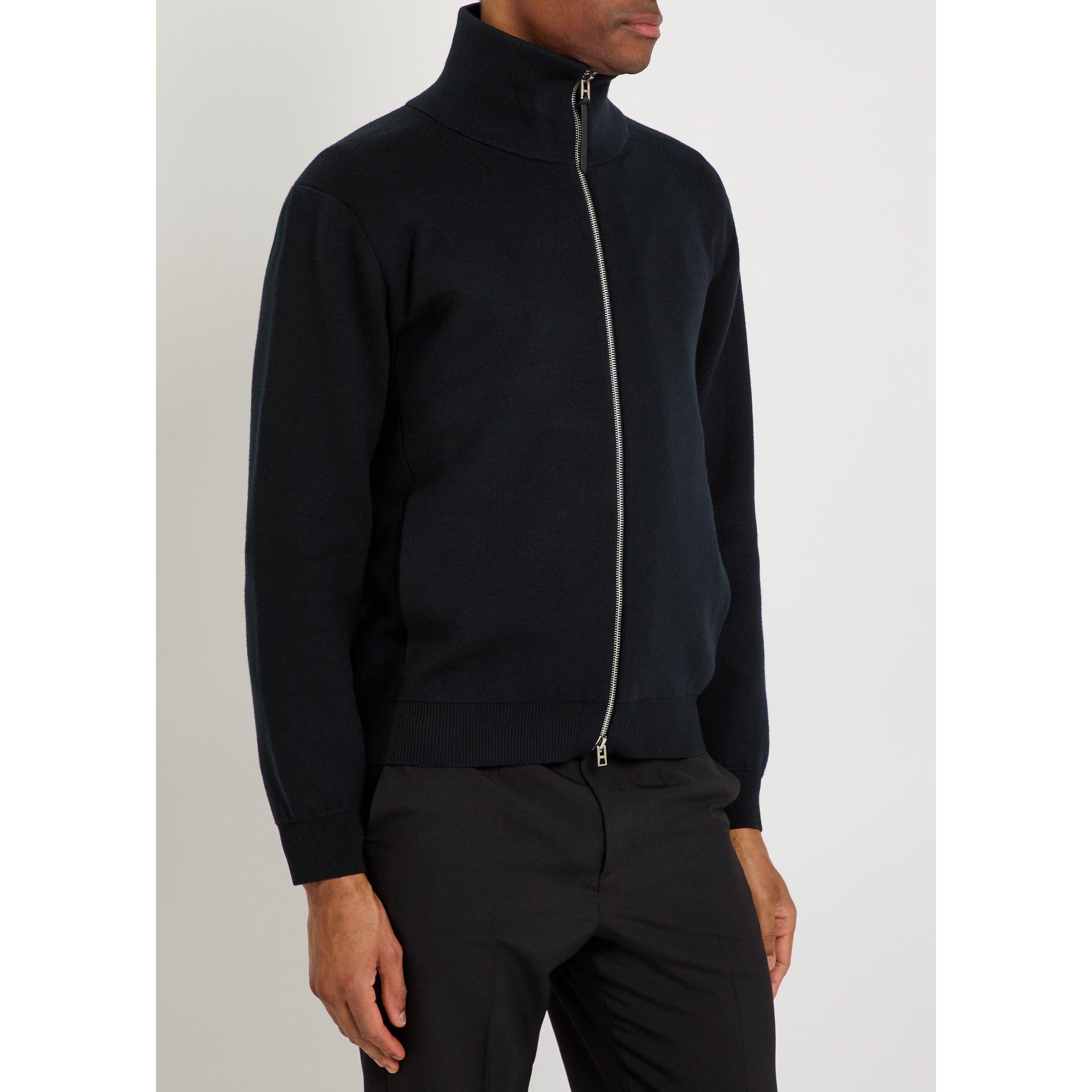 BLACK - Tom Ford - TF DOULE FACE WOOL FULL ZIP - 2