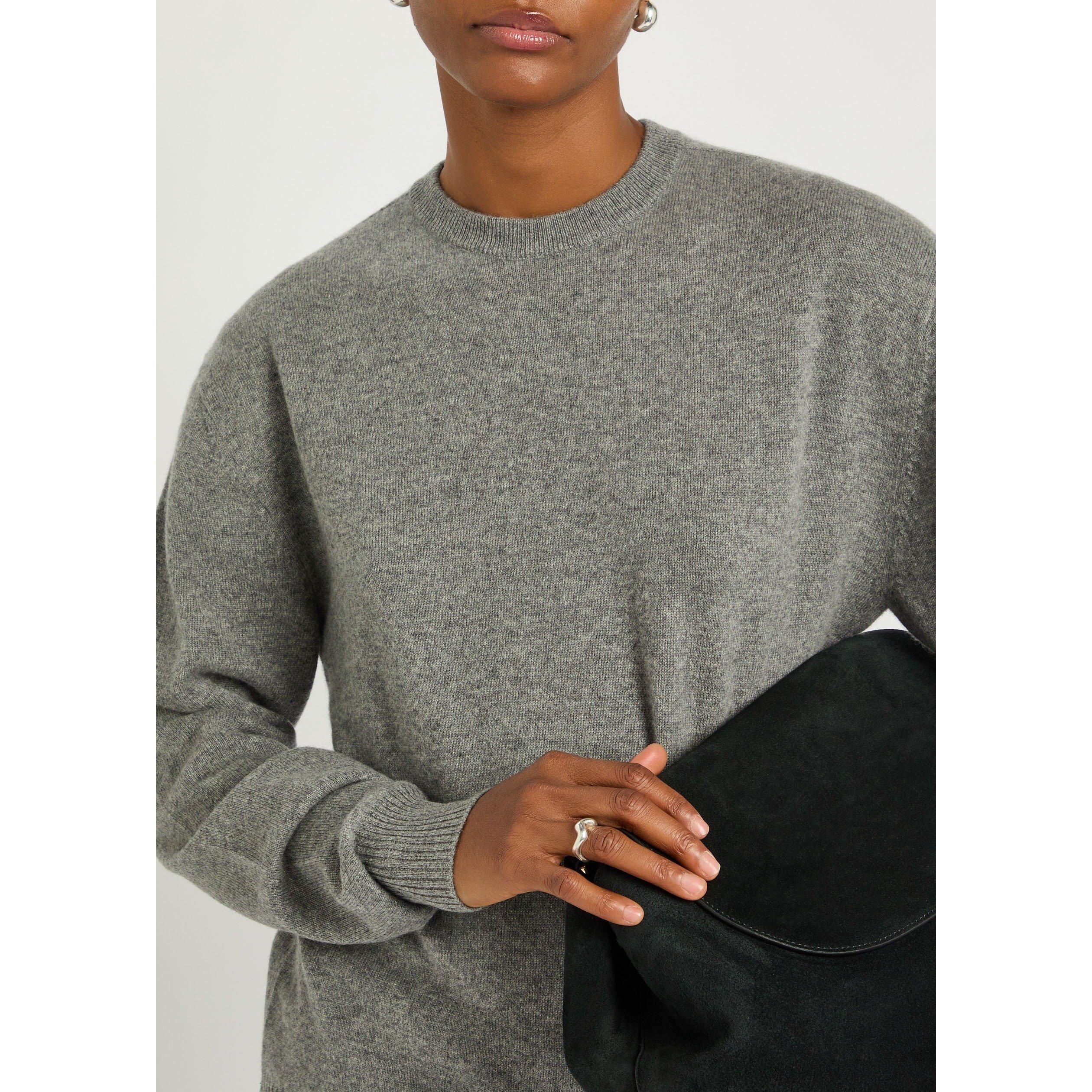 GREY - Toteme - Classic cashmere crew knit - 4