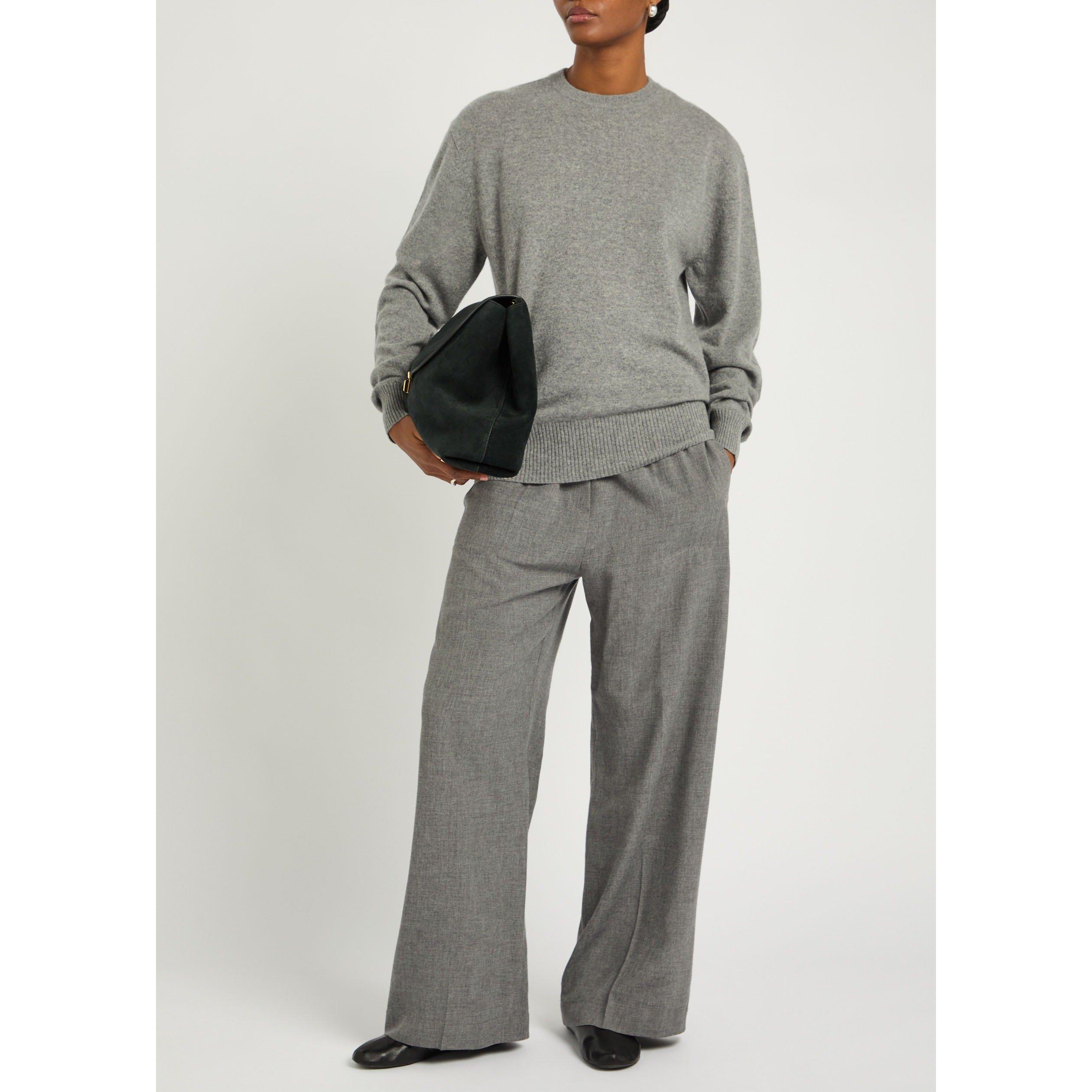 GREY - Toteme - Classic cashmere crew knit - 5